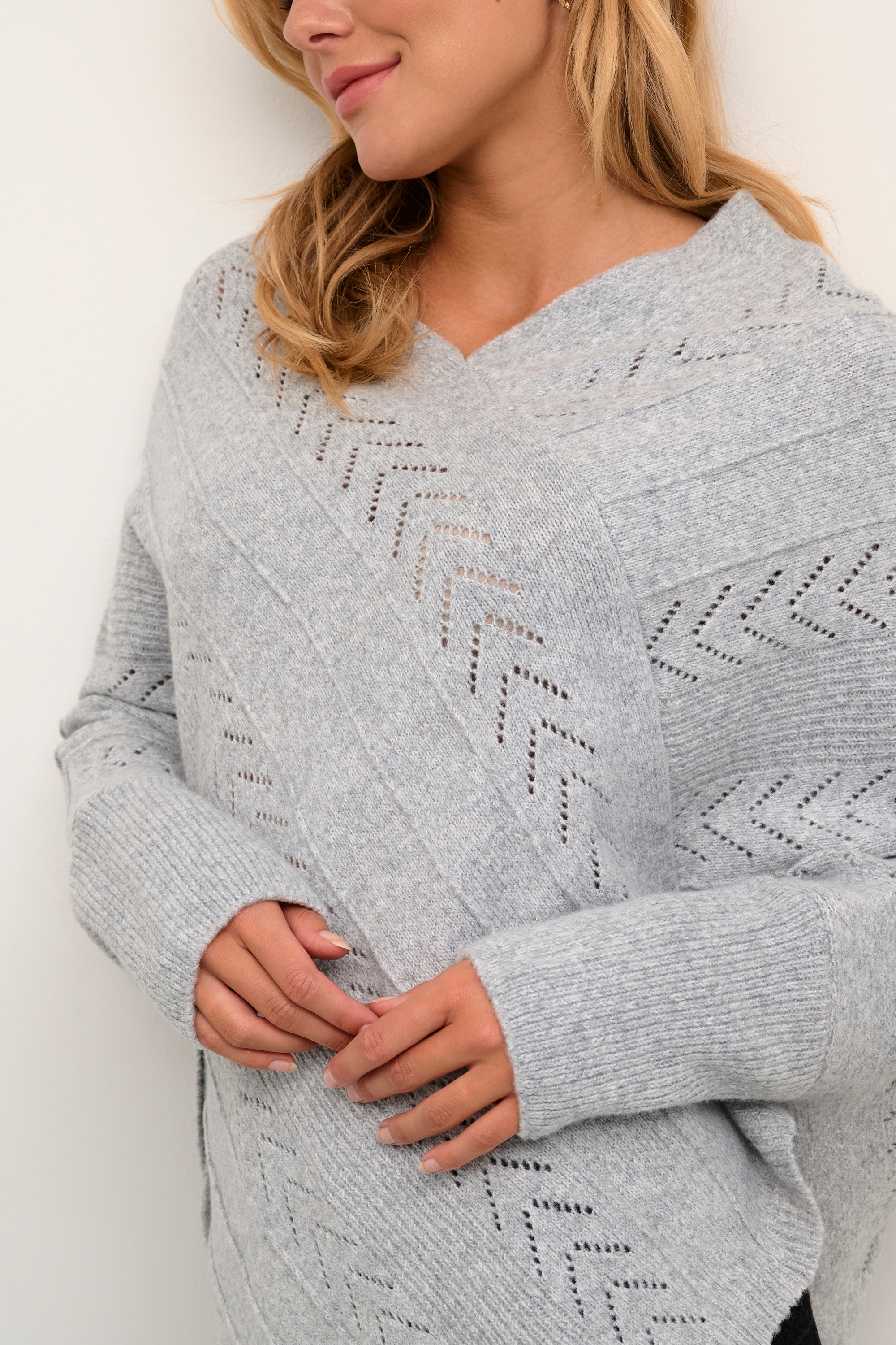 Cream Strickponcho »Poncho CRHoliday«
