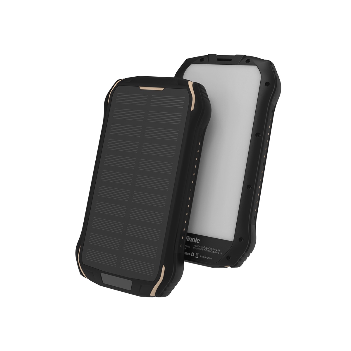 Powerbank »SACA PEAK Solar Powerbank 10.000mAh IP65 1xUSB-C, 2xUSB-A«