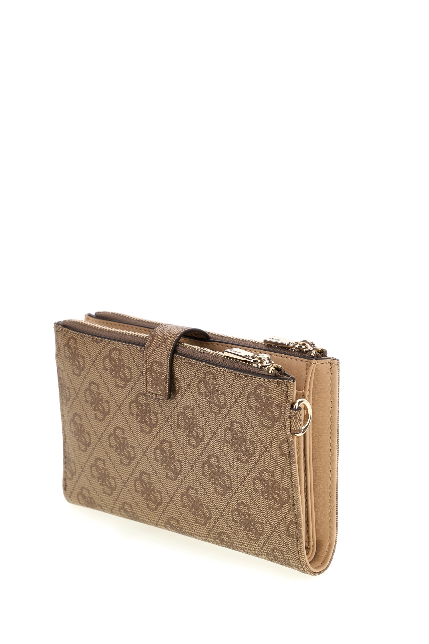 Guess Geldbörse »LAUREL II SLG DBL ZIP ORGNZR« Damen Geldbeutel, Portemonnaie mit zwei Zipperfächern