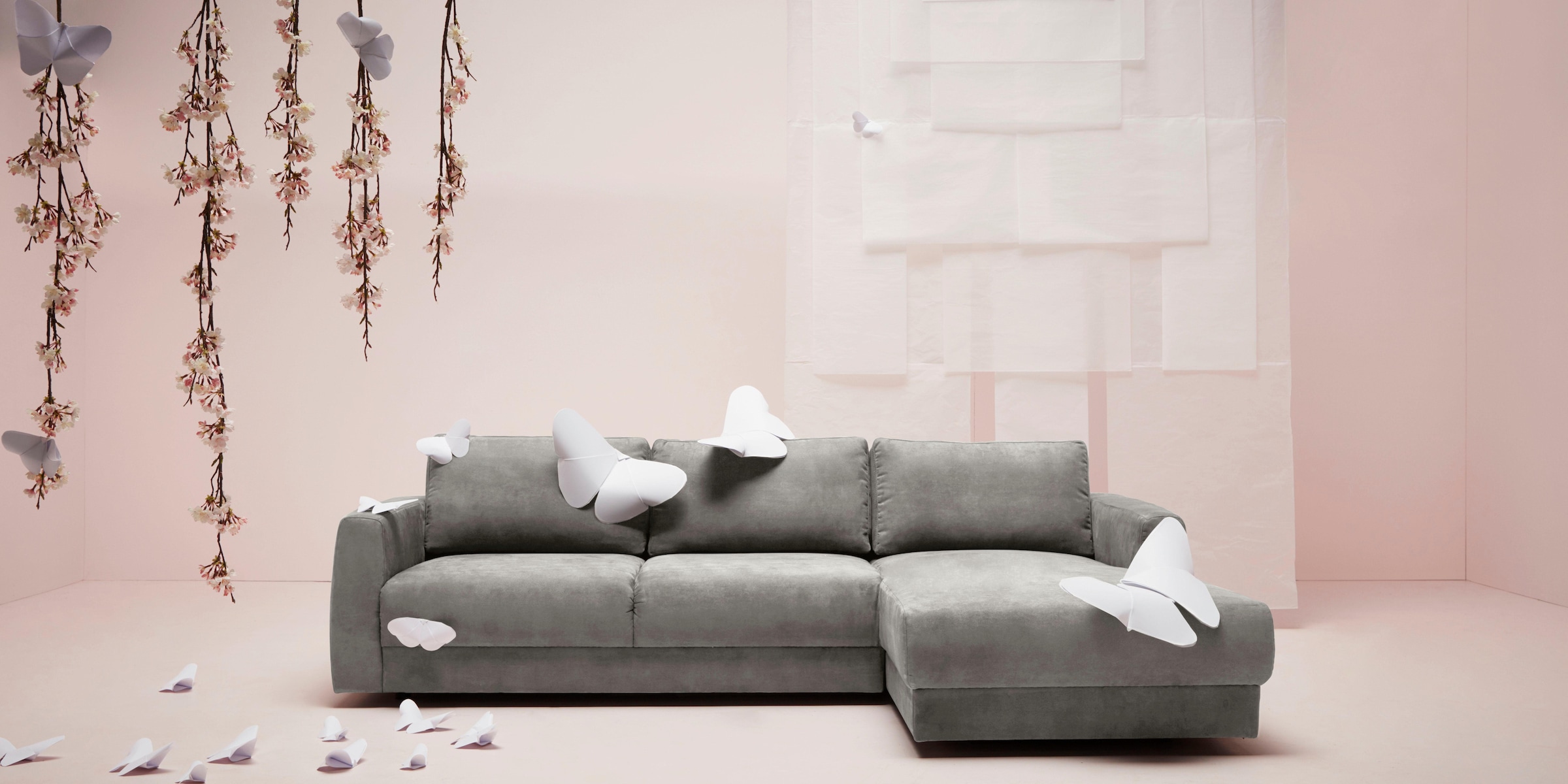 andas Ecksofa »Hobro L-Form« in 3 Bezugsqualitäten in vielen Farben, Design by Morten Georgsen