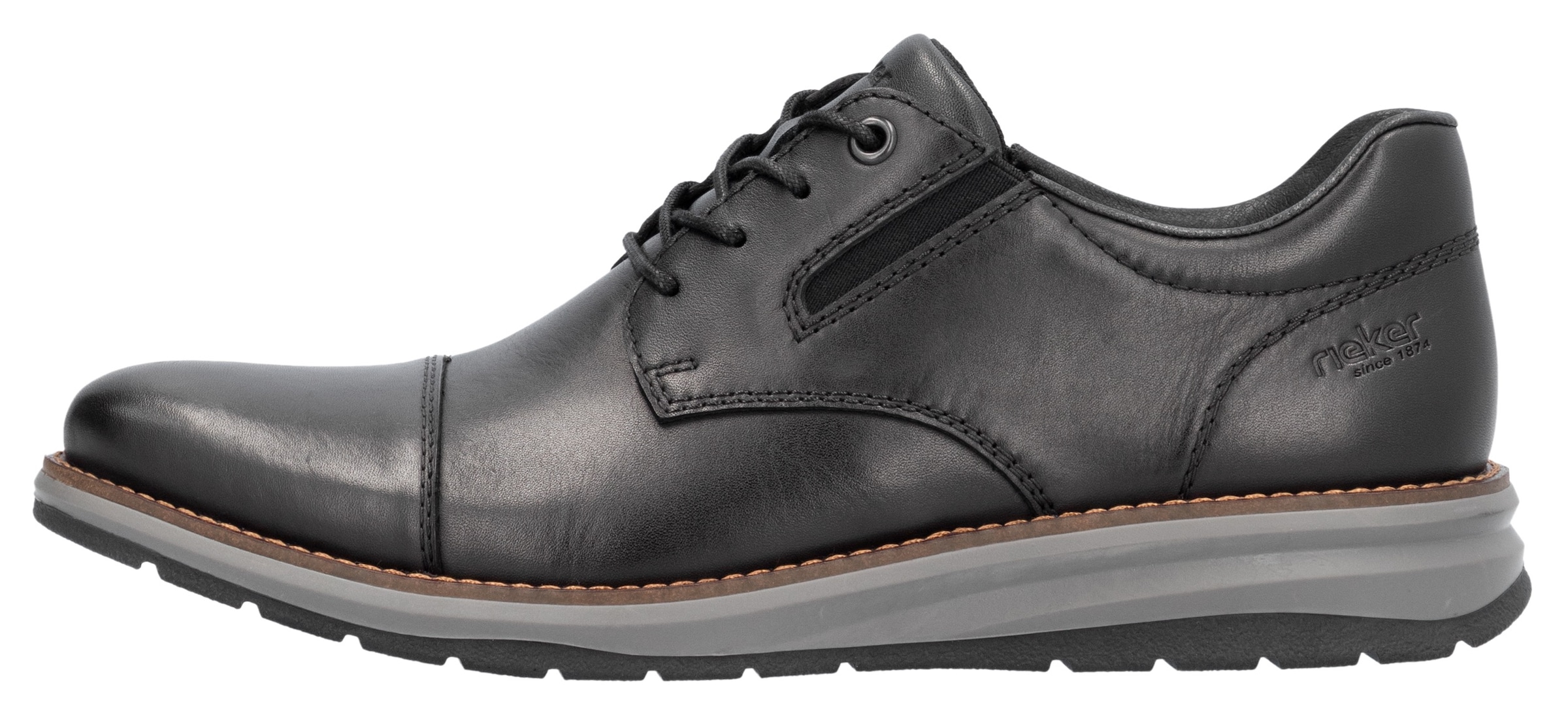 Rieker Schnürschuh, Freizeitschuh, Halbschuh, Business Sneaker mit weicher Decksohle