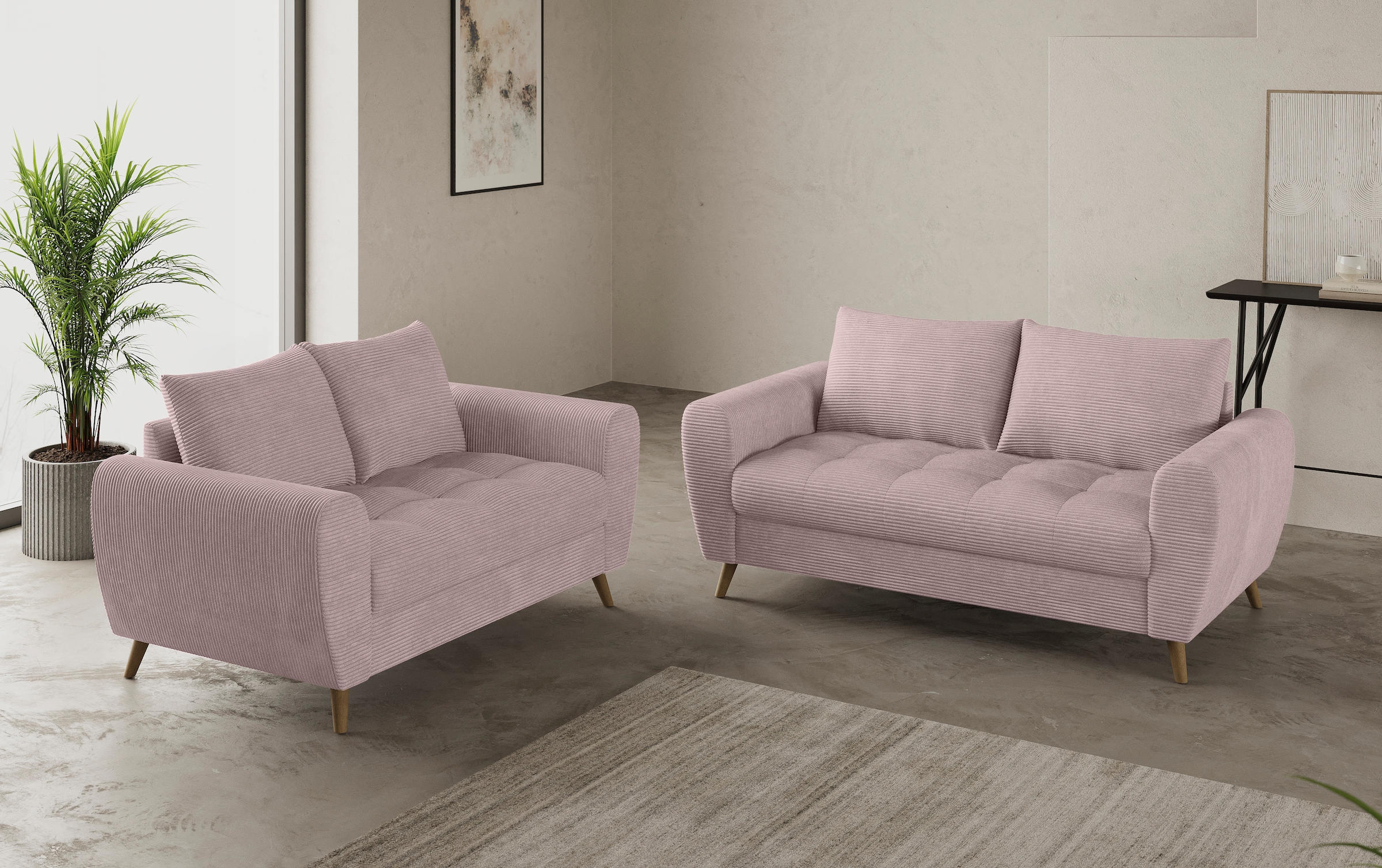 Mr. Couch 2,5-Sitzer »Blackburn II«, Mit Kaltschaumpolsterung bis 140 kg belastbar