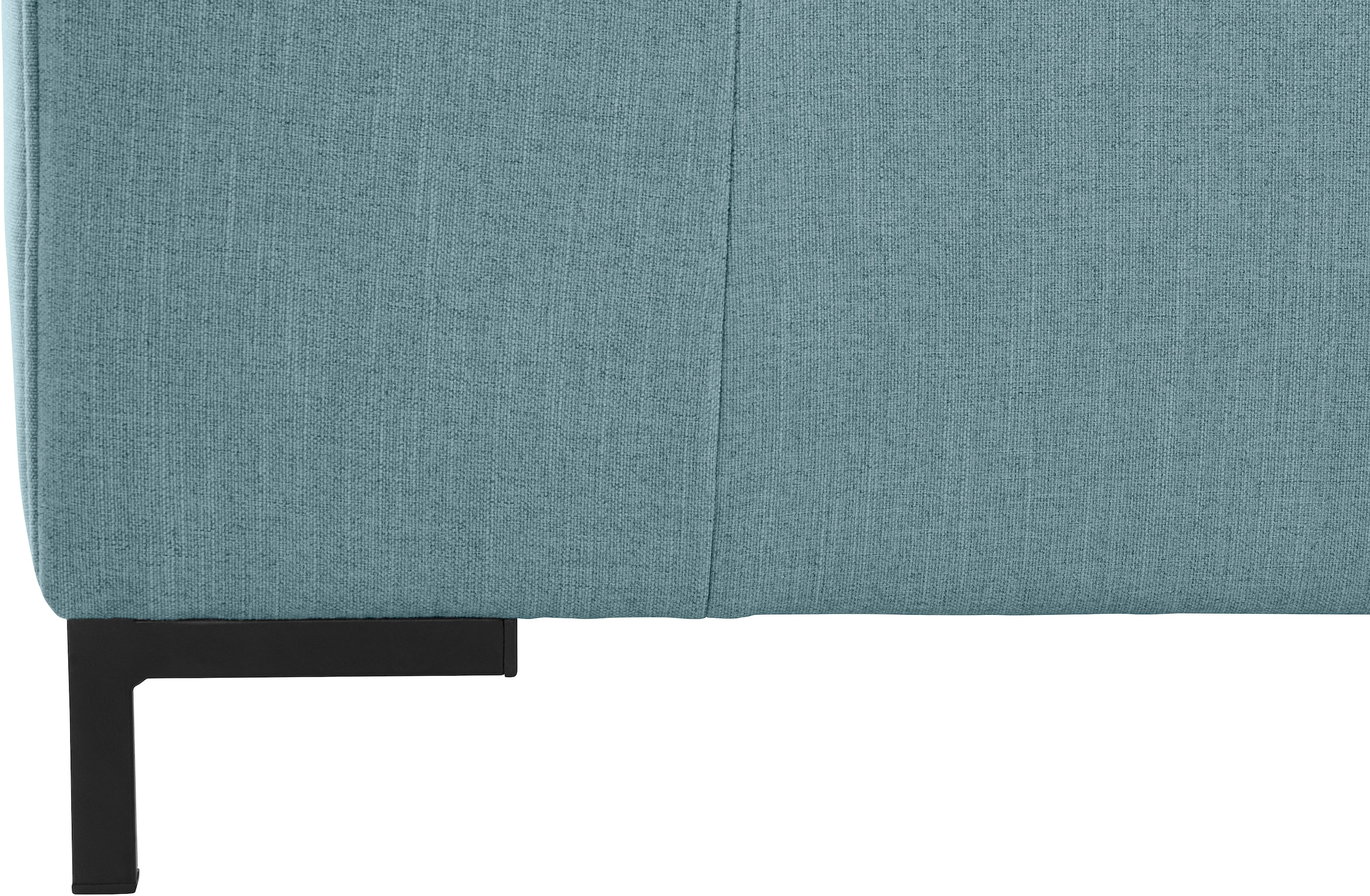 OTTO products 3-Sitzer »Grazzo, zeitlos und elegant, moderne Sitzheftung«, hochwertige Stoffe aus recyceltem Material, Steppung im Sitzbereich
