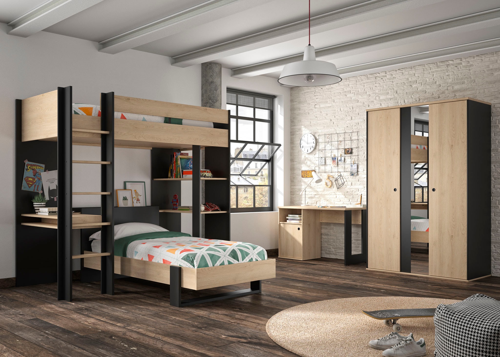 Gami Kleiderschrank »Duplex«, mit Spiegel