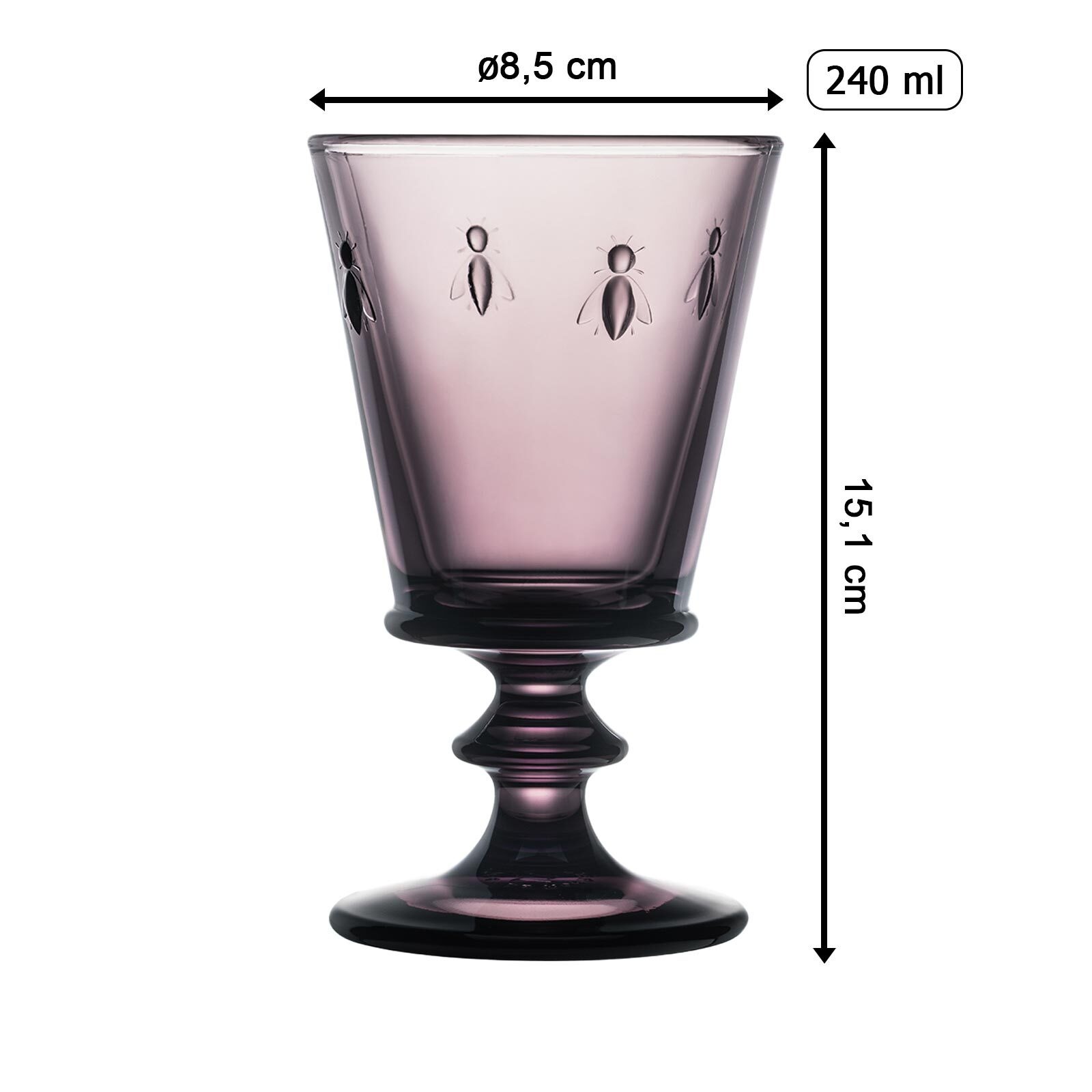 La Rochère France Weinglas »Weingläser Biene Abeille 240 ml 4er Set bunt«