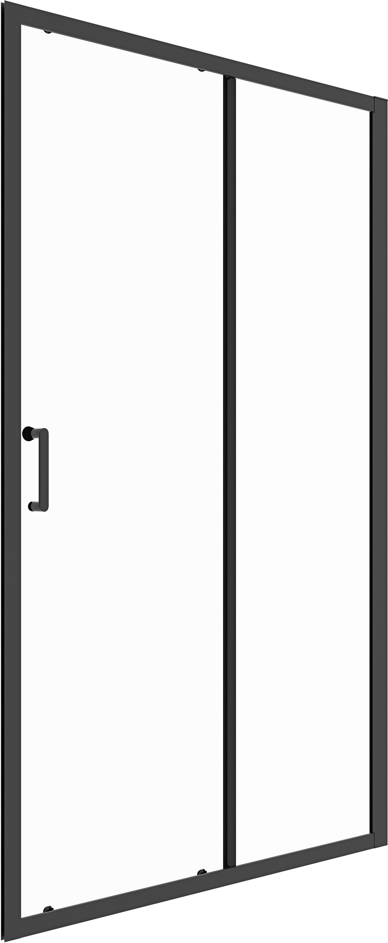 Marwell Dusch-Doppelschiebetür »Style« seitenverkehrt aufbaubar, hochwertige Aluminiumprofile