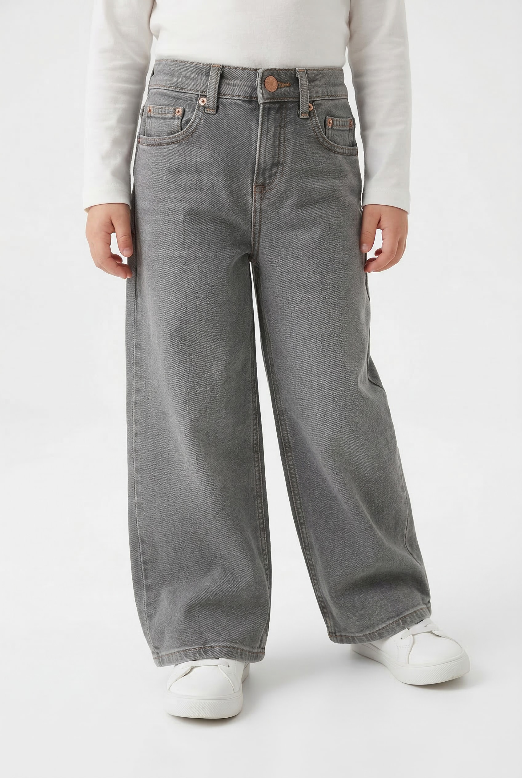 s.Oliver Junior Weite Jeans mit Weitenregulierung innen, für Kids