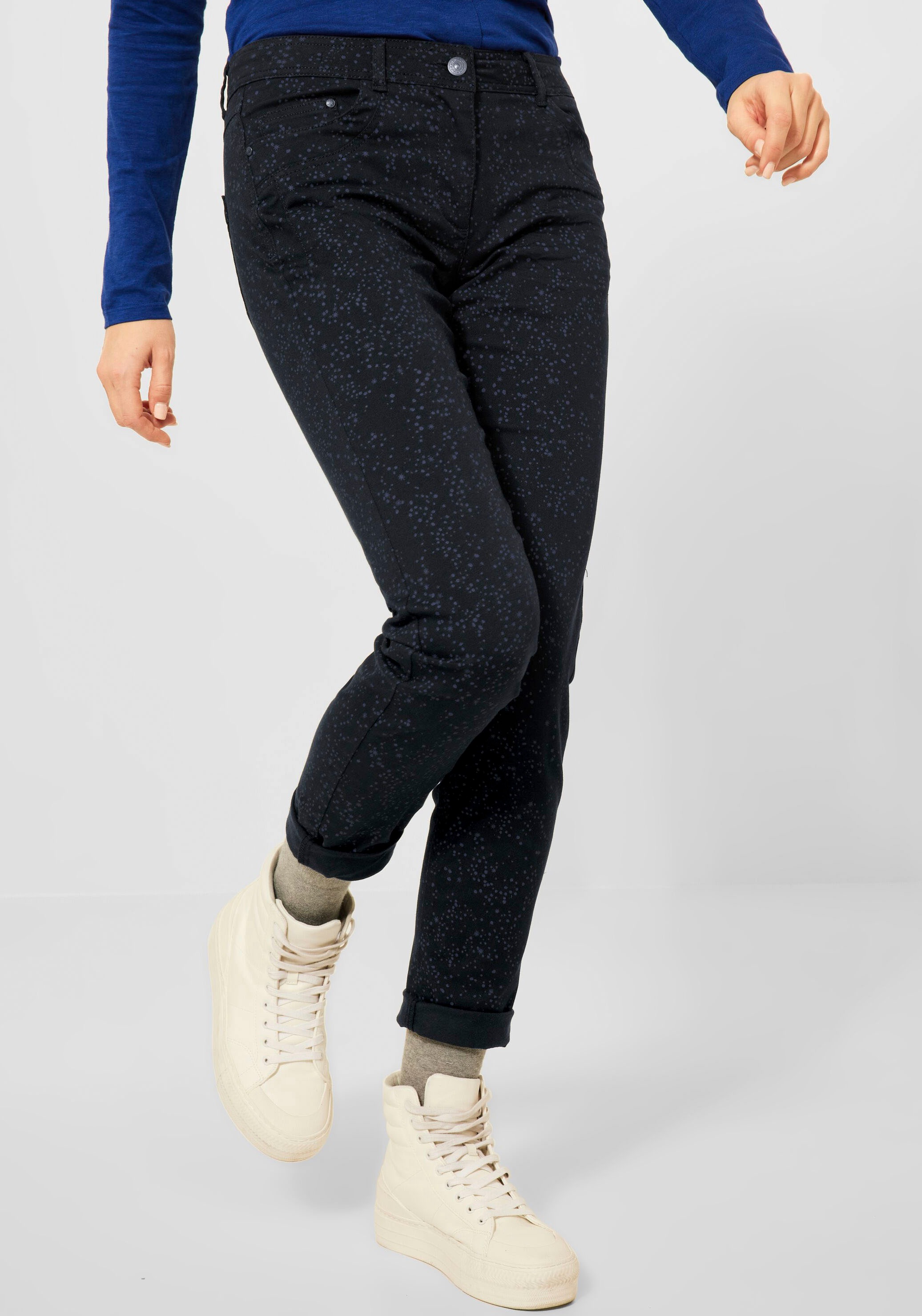 Cecil 5-Pocket-Hose »GESA«, mit coolem Minimal-Print