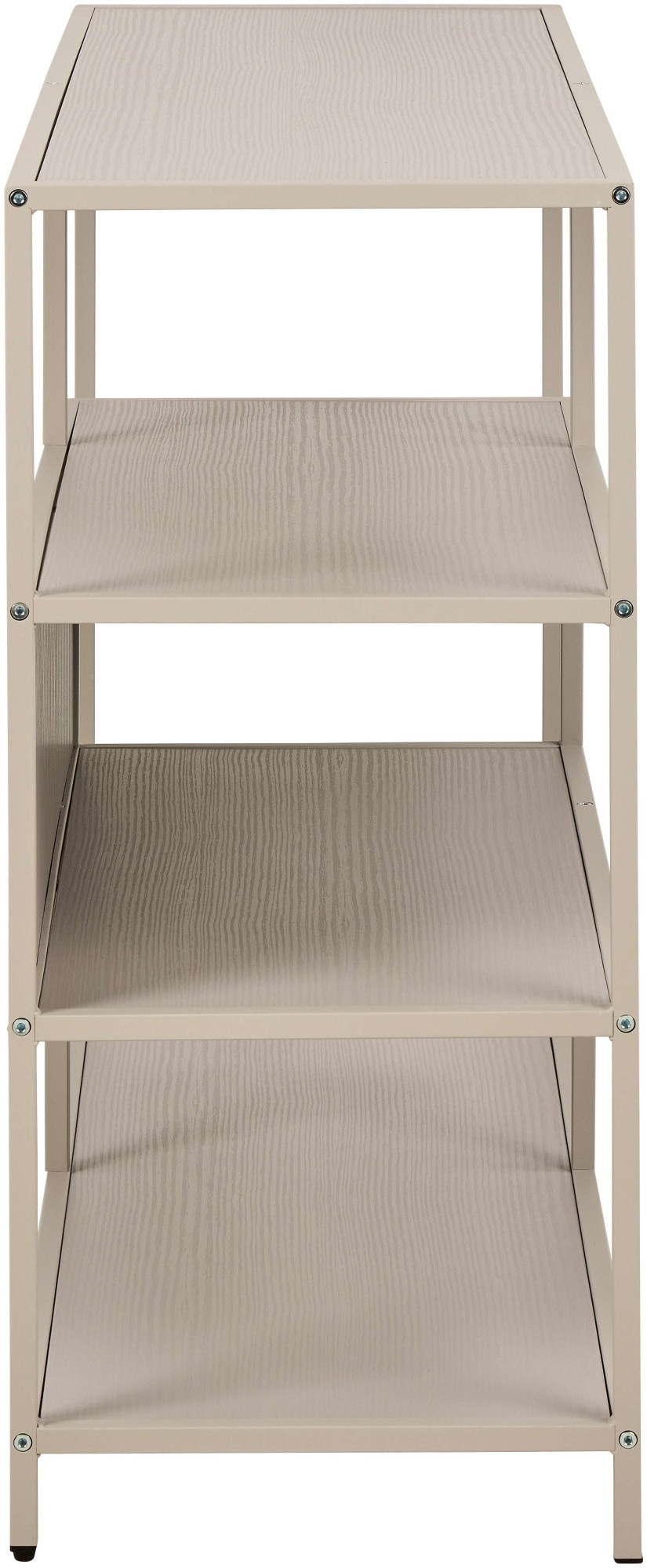 ACTONA GROUP Bücherregal »Seaford - Mehrzweckregal & Raumteiler, modern, Metall« 114x35x78 cm,  Asymmetrisch, stabil & viel Stauraum, zeitloses Design, 6 Regalböden