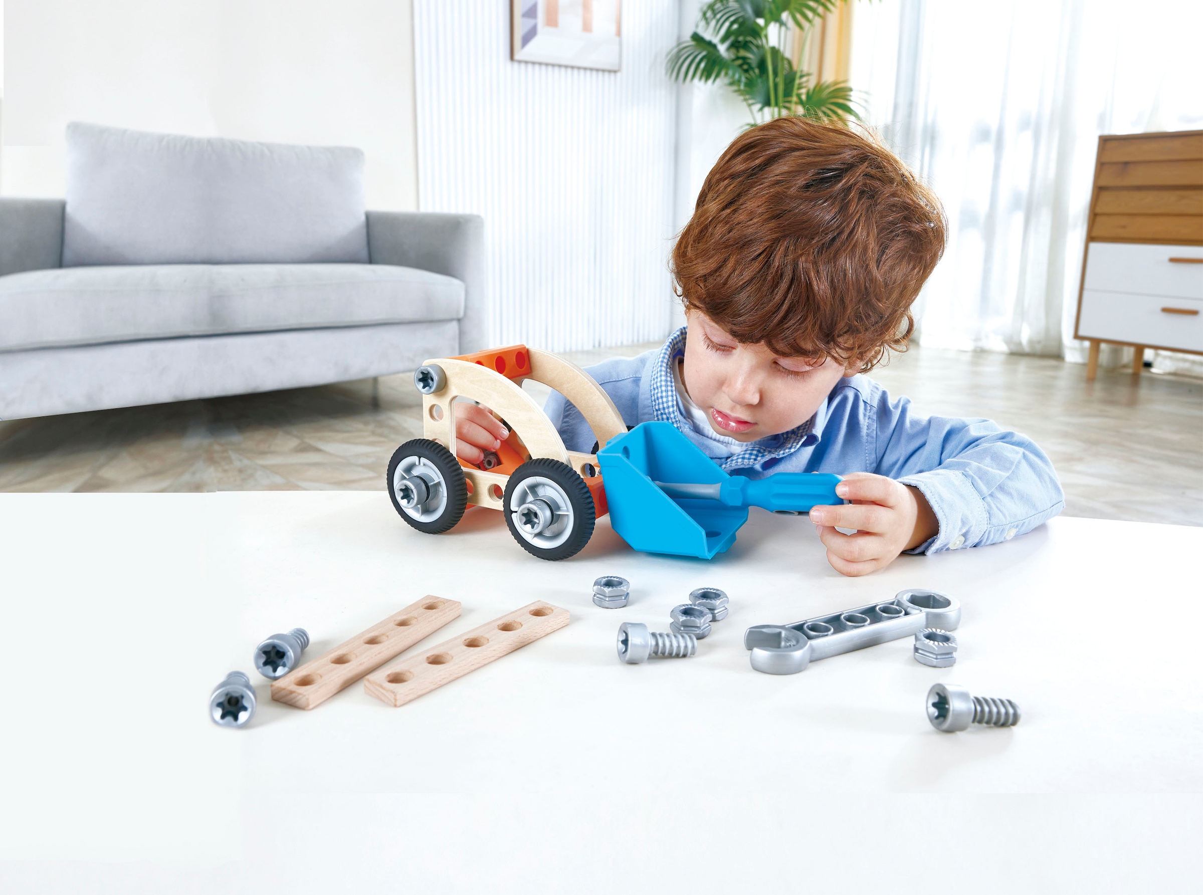 Hape Konstruktions-Spielset »Fahrzeug-Bauset«