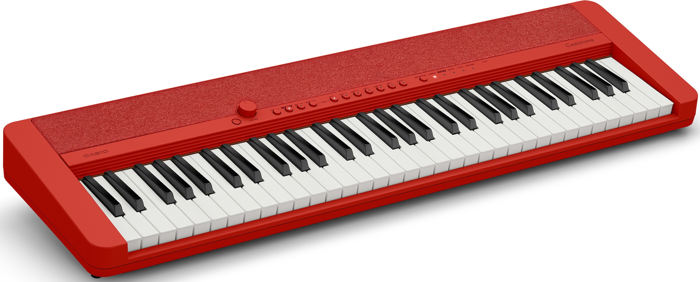 CASIO Home-Keyboard Piano-Keyboard-Set CT-S1RDSET (Set, inkl. Keyboardständer, Sustainpedal und Netzteil), ideal für Piano-Einsteiger und Klanggourmets; 