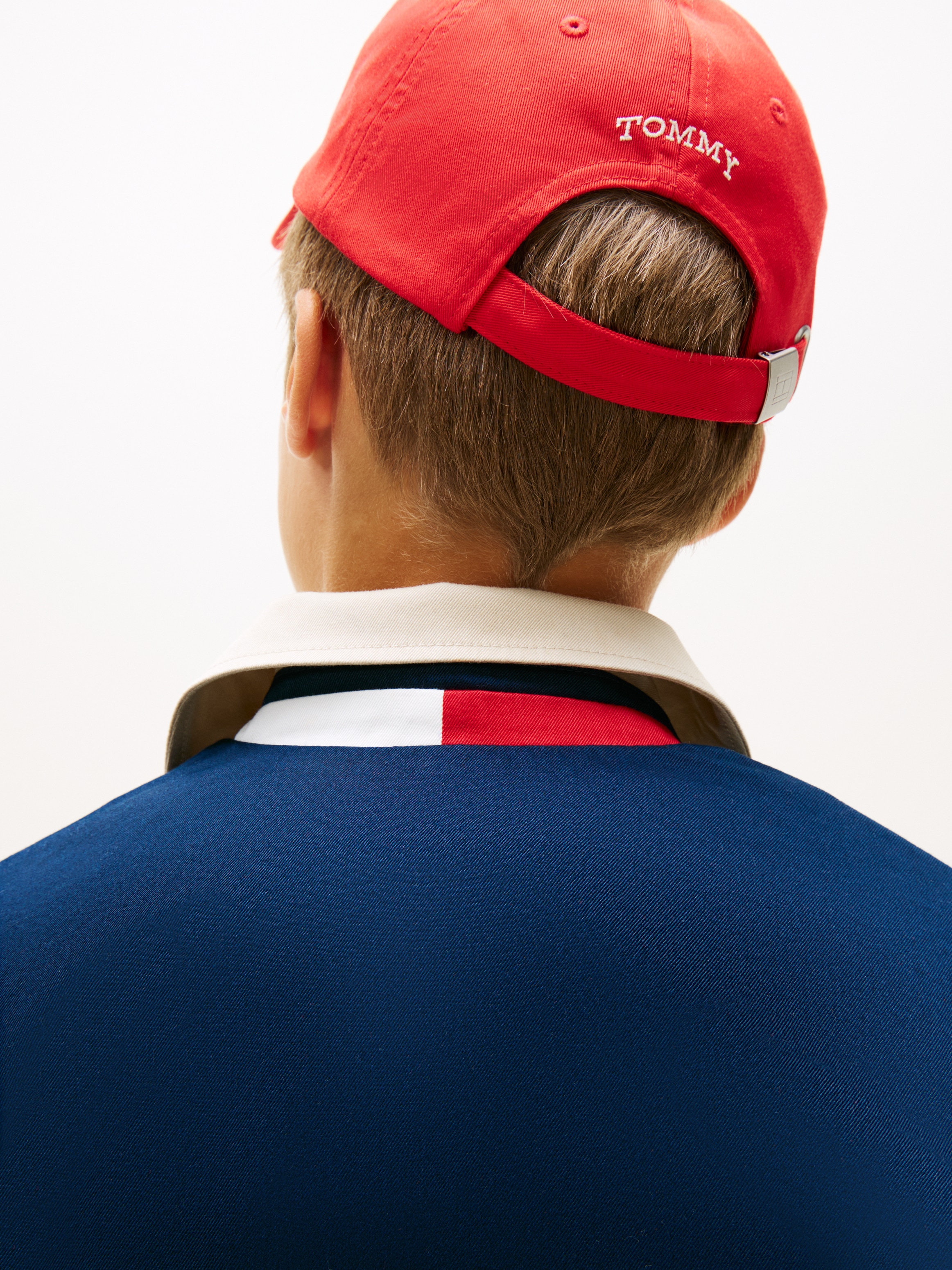 Tommy Hilfiger Hemdjacke »CONTRAST COLLAR COTTON JACKET« ohne Kapuze Kinder bis 16 Jahre, regular fit