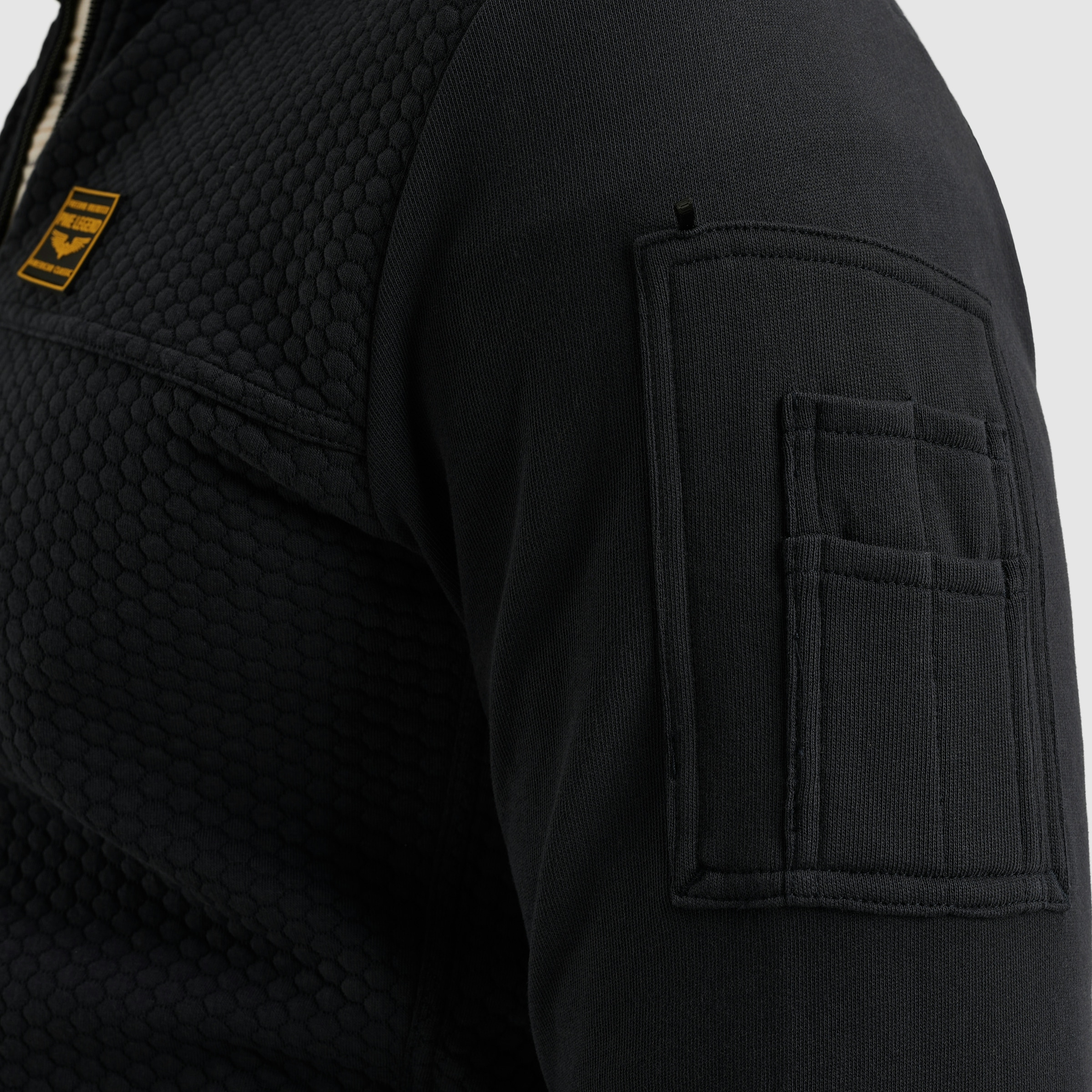 PME LEGEND Sweatjacke, mit Logo Stickerei