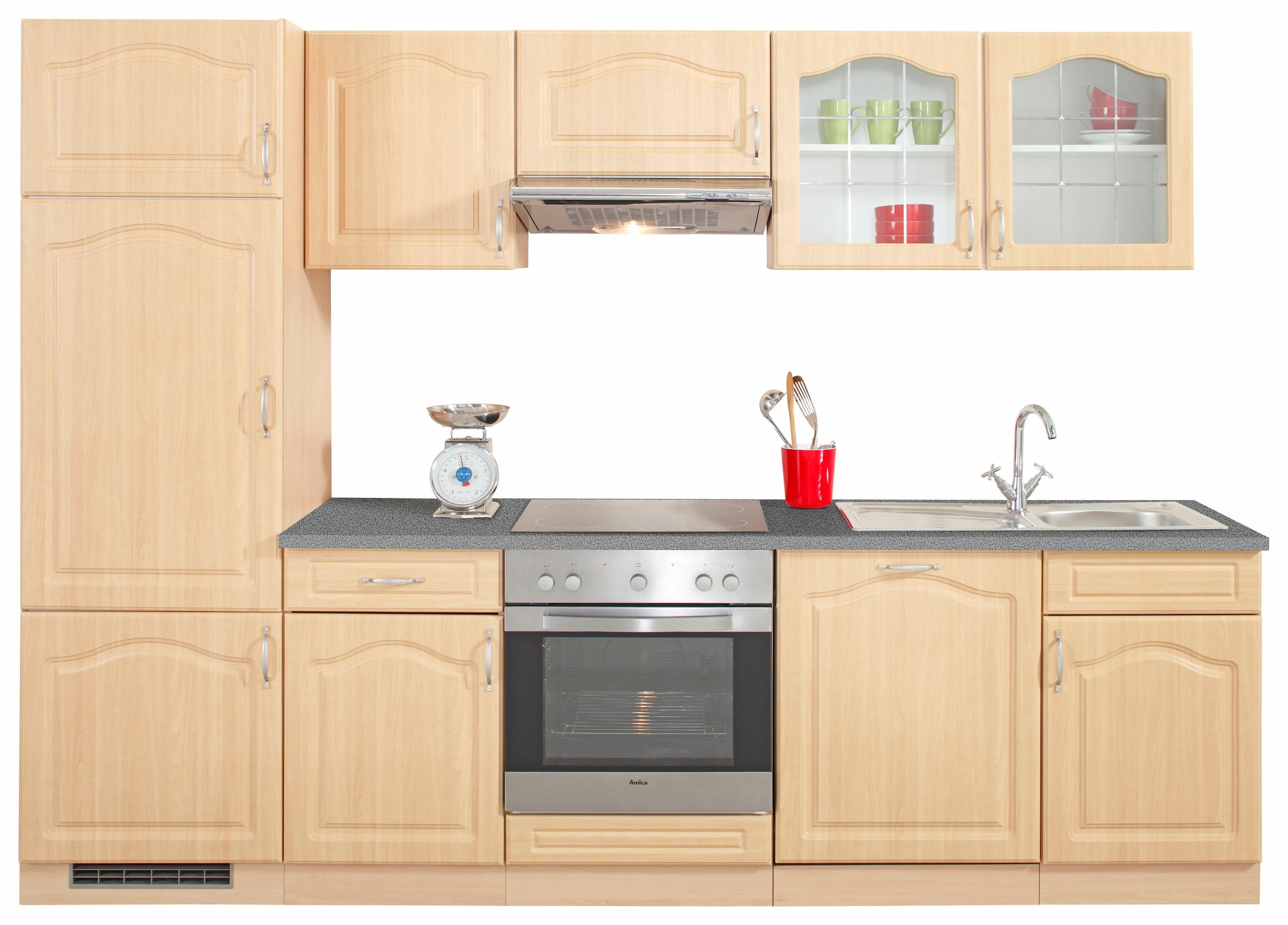 wiho Küchen Küchenzeile »Linz«, mit Breite cm bei bestellen 280 OTTO E-Geräten