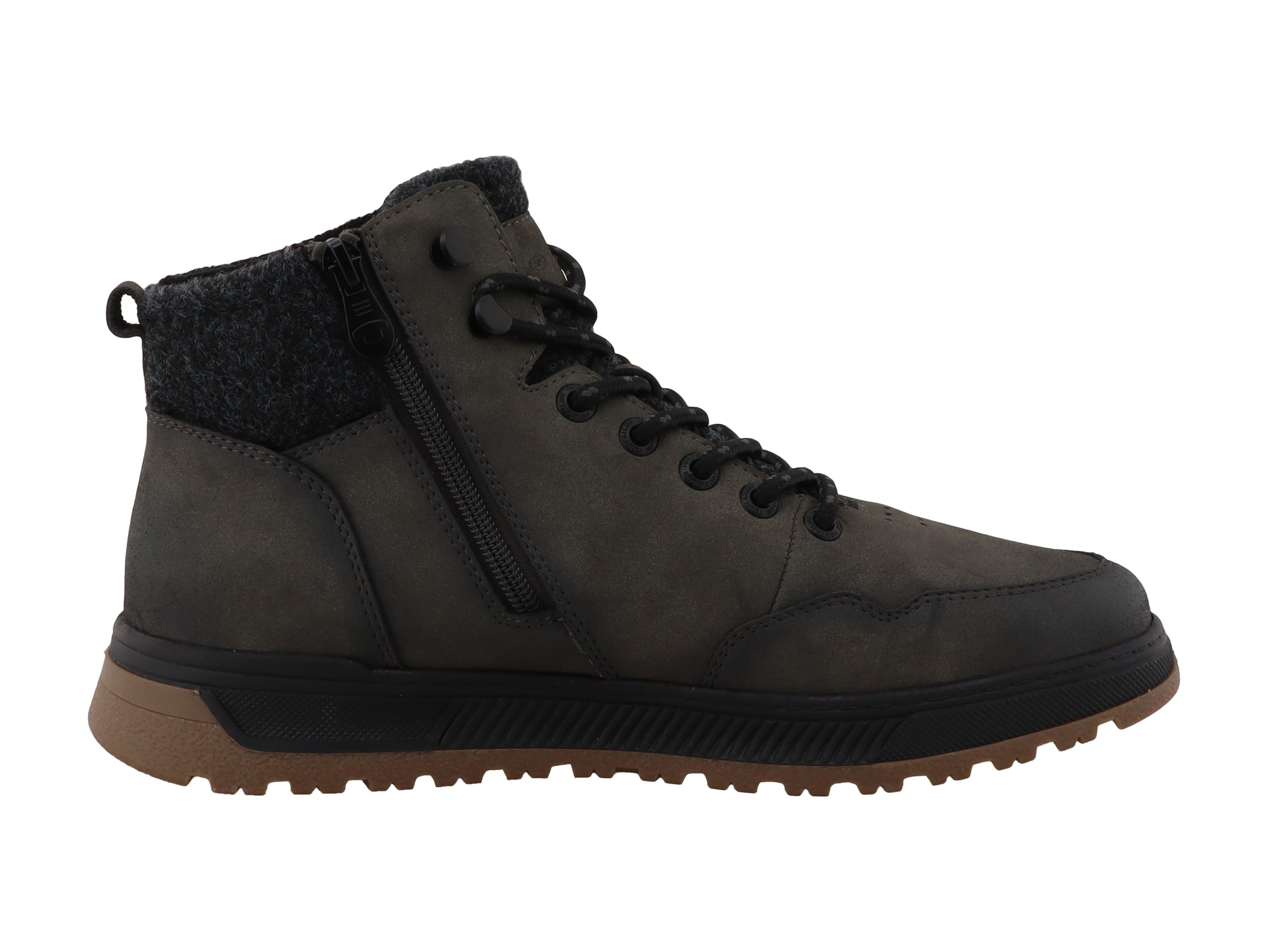 TOM TAILOR Schnürboots  Herbstboots mit Ziernähten und Logoschriftzug
