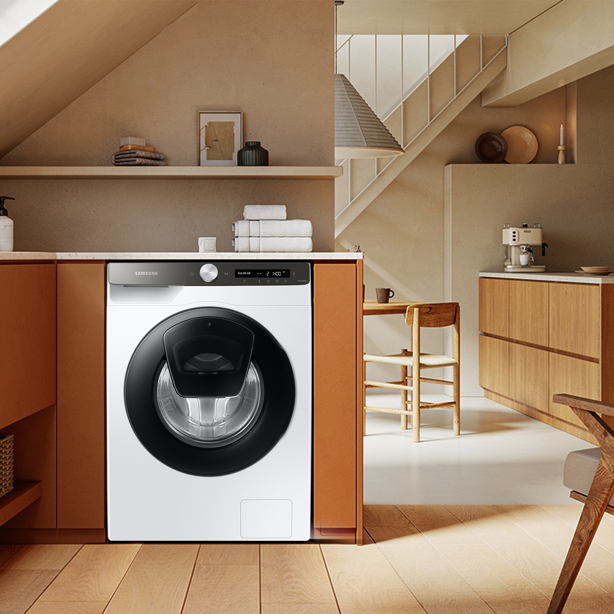 Samsung Waschmaschine »WW8ET554AAT«, 8 kg, 1400 U/min, AddWash™
