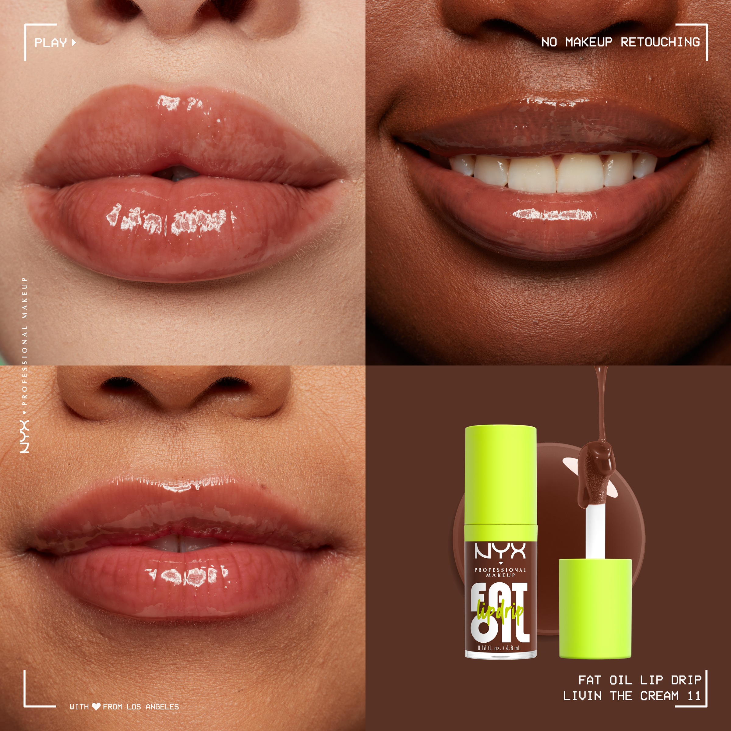 NYX Lipgloss »Makeup Fat Oil Lip Drip« mit natürlichen Inhaltstoffen