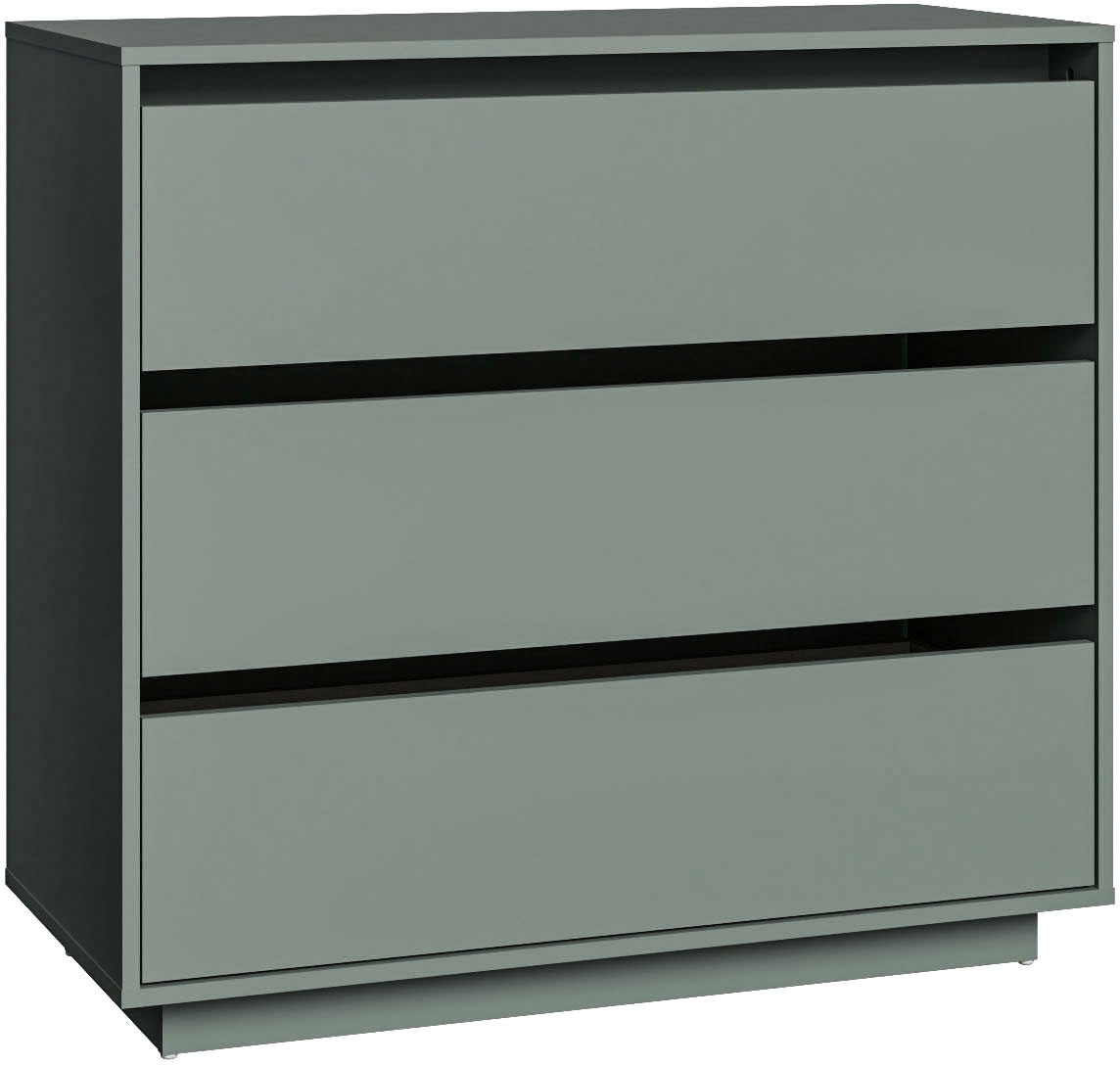 FORTE Kommode »Tahoe Kommode, 3 Schubkästen, grifflos, Stauraum« B/H/T 93,5/86,7/41,4 cm viel Stauraum