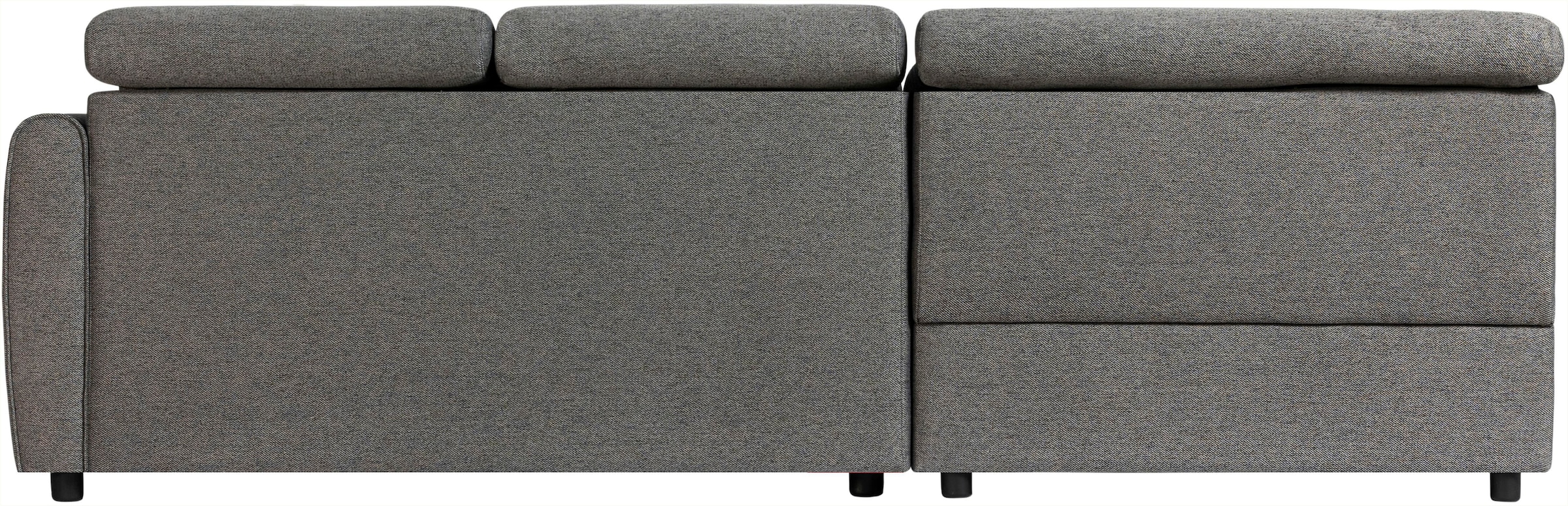 OTTO home Schlafsofa »KALLEA, Ecksofa, L-Form (251cm), Cord u. Webstoff« mit Bettfunktion & Bettkasten, verstellbare Kopfstützen