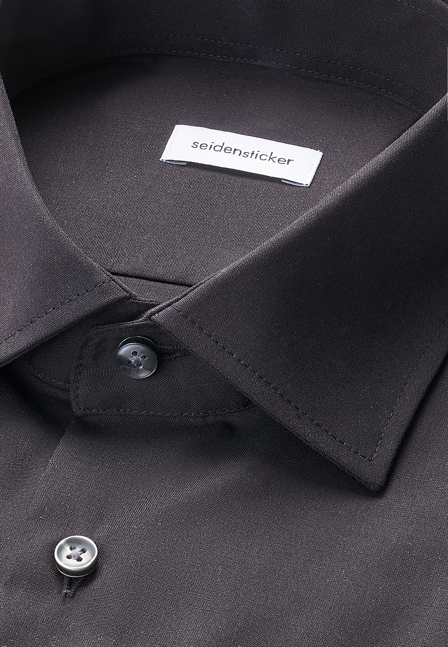 seidensticker Businesshemd »Schwarze Rose« Regular 1/1 Kentkragen Uni