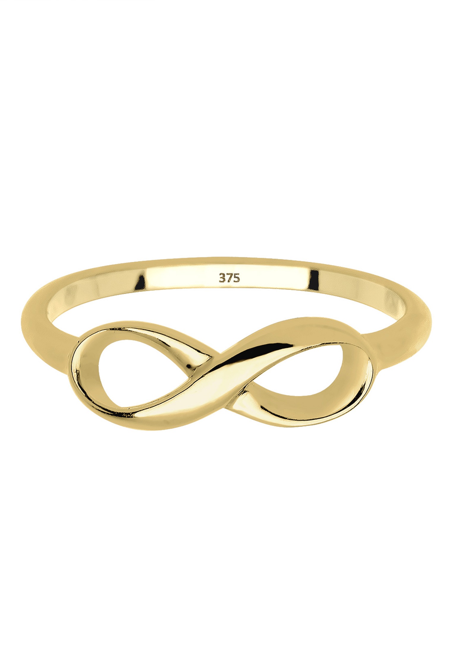 Elli Premium Silberring »Ring Infinity 375 Gelbgold«