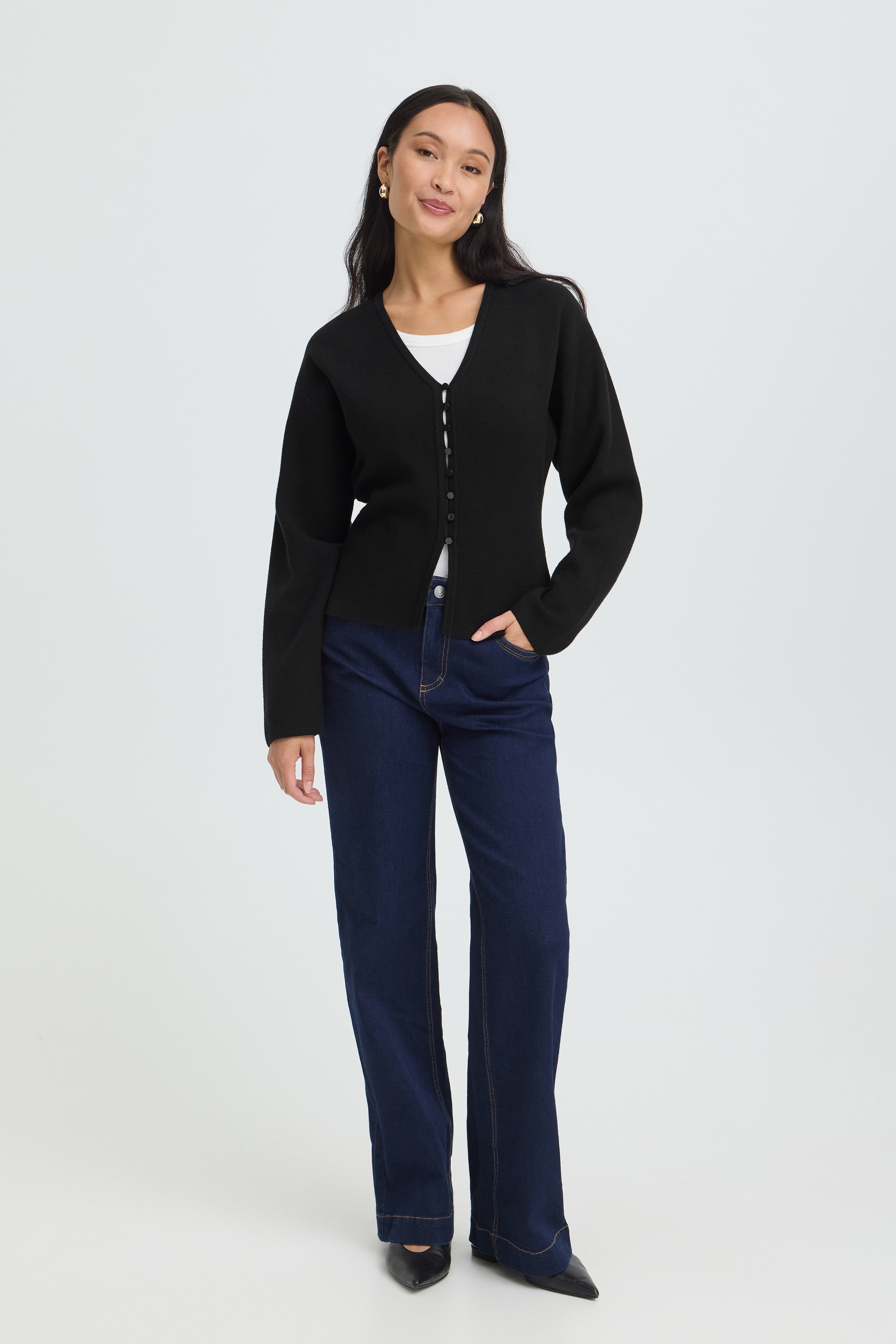 fransa Strickjacke »Damen Langarm FRVERA«