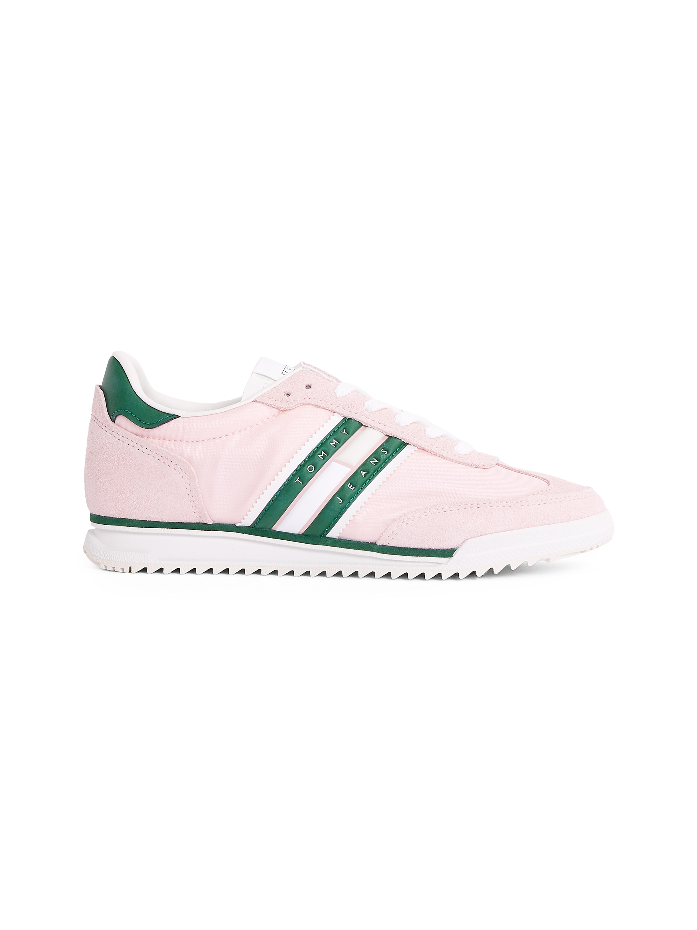 Tommy Jeans Keilsneaker »TJW RETRO RUNNER CLEATED«, Freizeitschuh, Halbschuh, Schnürschuh mit Logoschriftzug