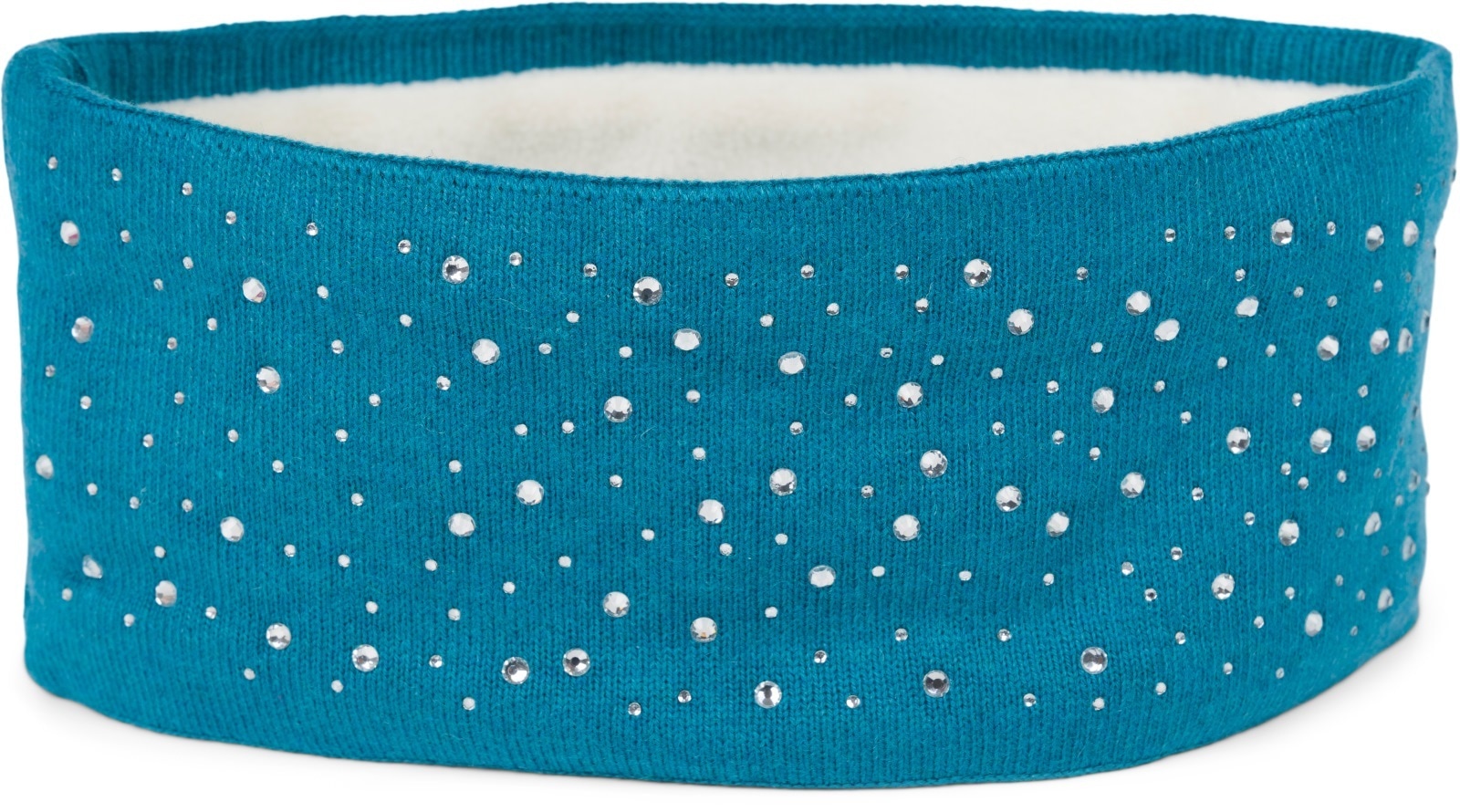 styleBREAKER Stirnband »Feinstrick Stirnband mit Strass« 1 Stk.