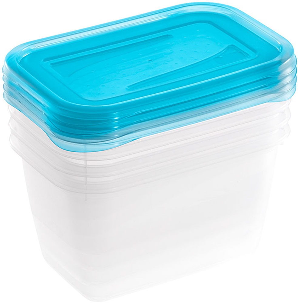 keeeper Frischhaltedose »Fredo Fresh (Set,17-tlg.), rechteckig, 500-2000 ml« Set, 17 Stk. tlg. lebensmittelecht, spülmaschinengeeignet, gefriergeeignet