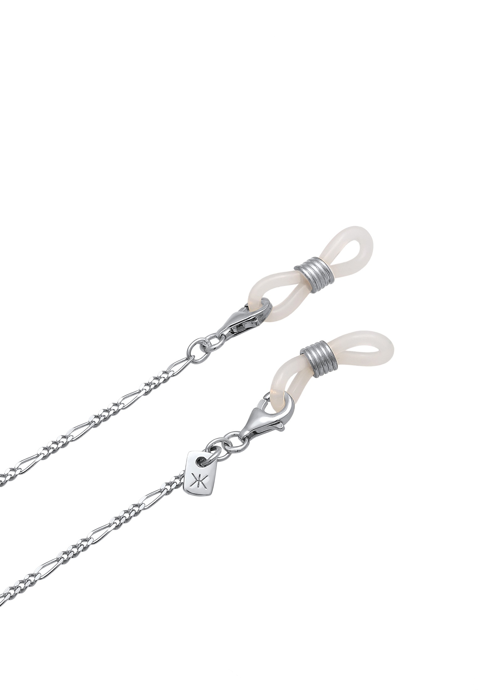 Kuzzoi Schmuckset »Schmuckzubehör Brillenkette Figaro Gliederkette 925 Sterling Silber«