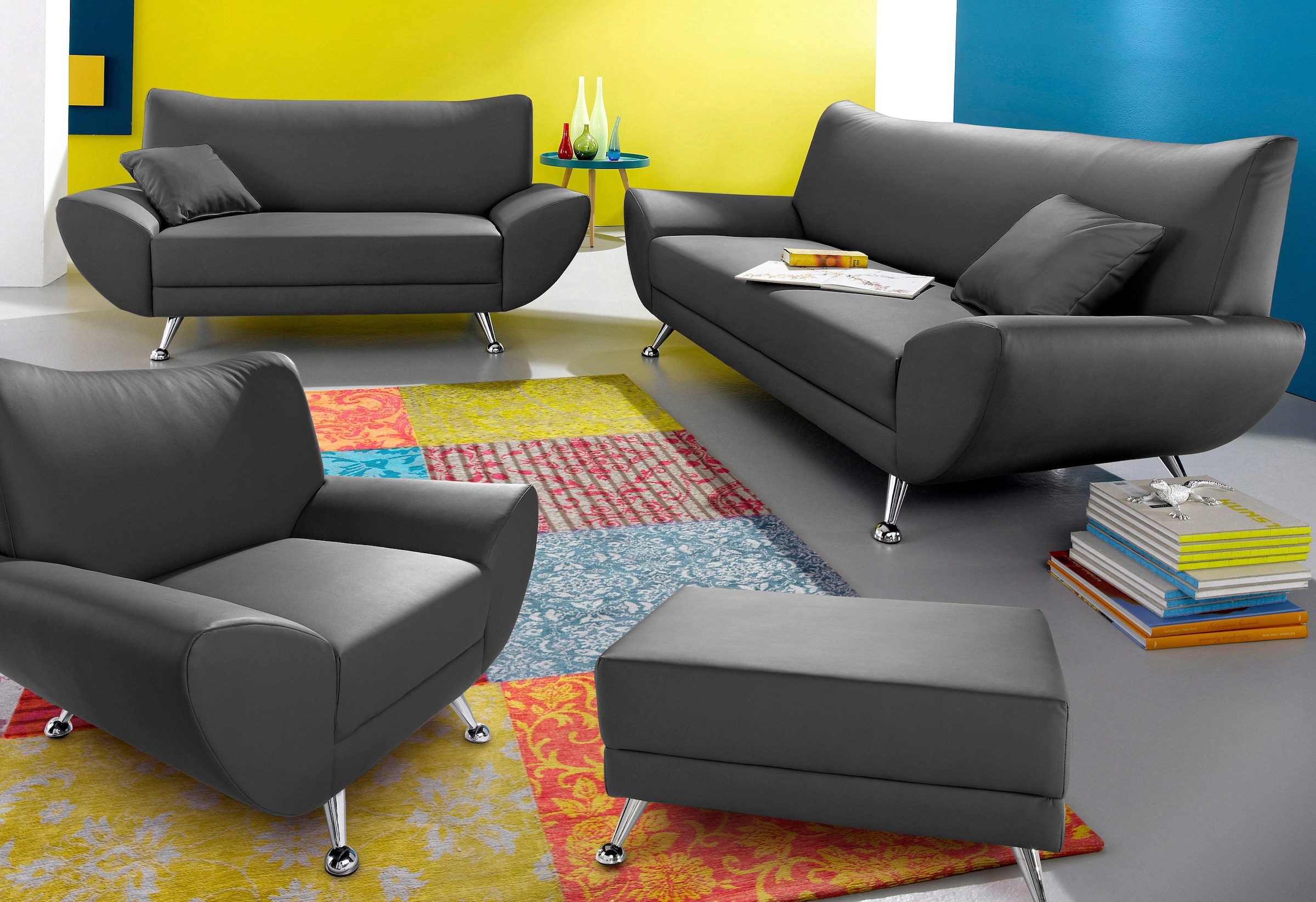 Home affaire Polstergarnitur »Saltare elegant und komfortabel, OTTOs Choice, 3-2-1« 3 Stk. tlg.