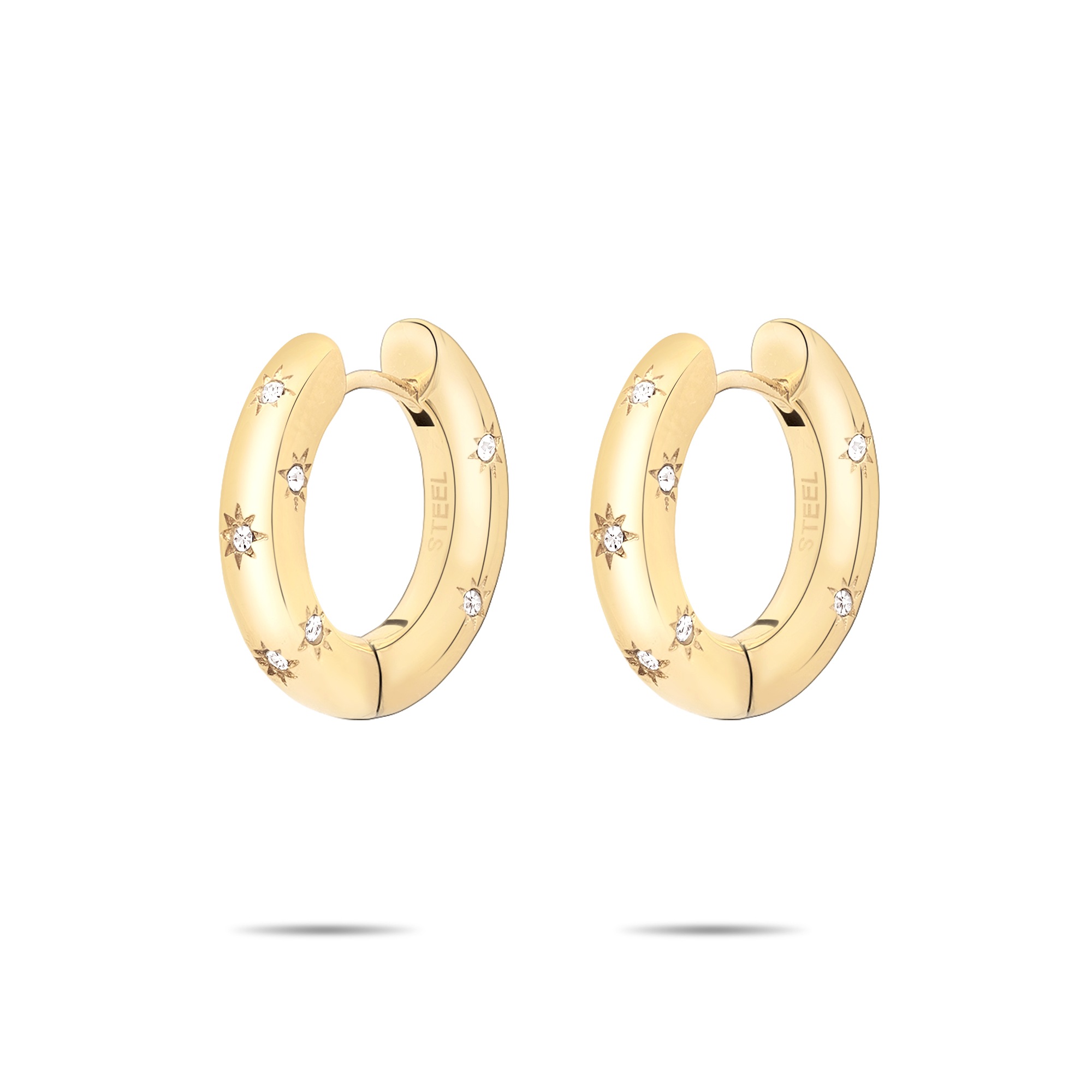 Tamaris Paar Creolen »Schmuck Geschenk Creolen mit funkelnden Steinchen Little Twinkle« mit Zirkonia (synth.)