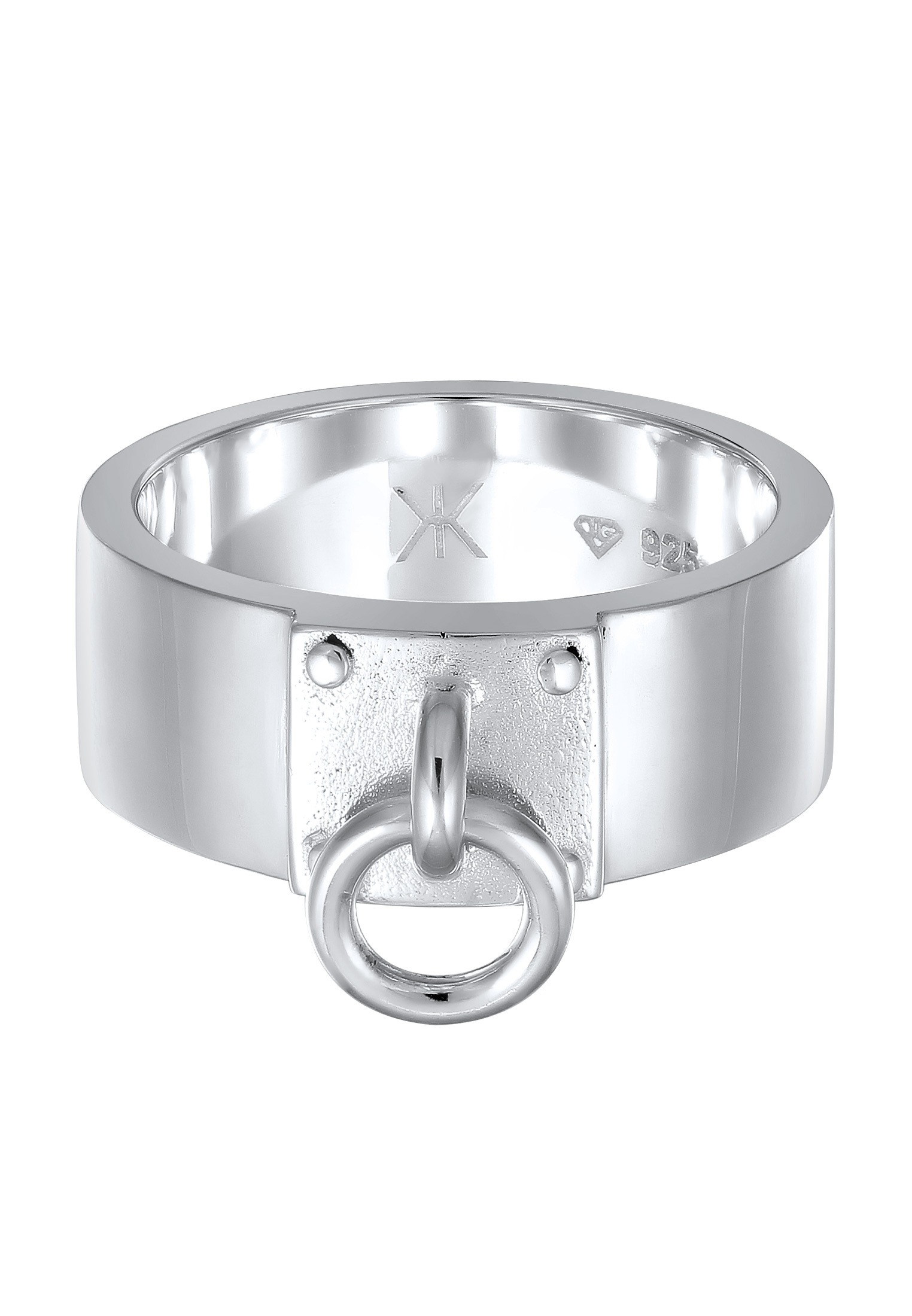 Kuzzoi Silberring »Ring Bandring Kreis Rund 925 Sterling Silber«