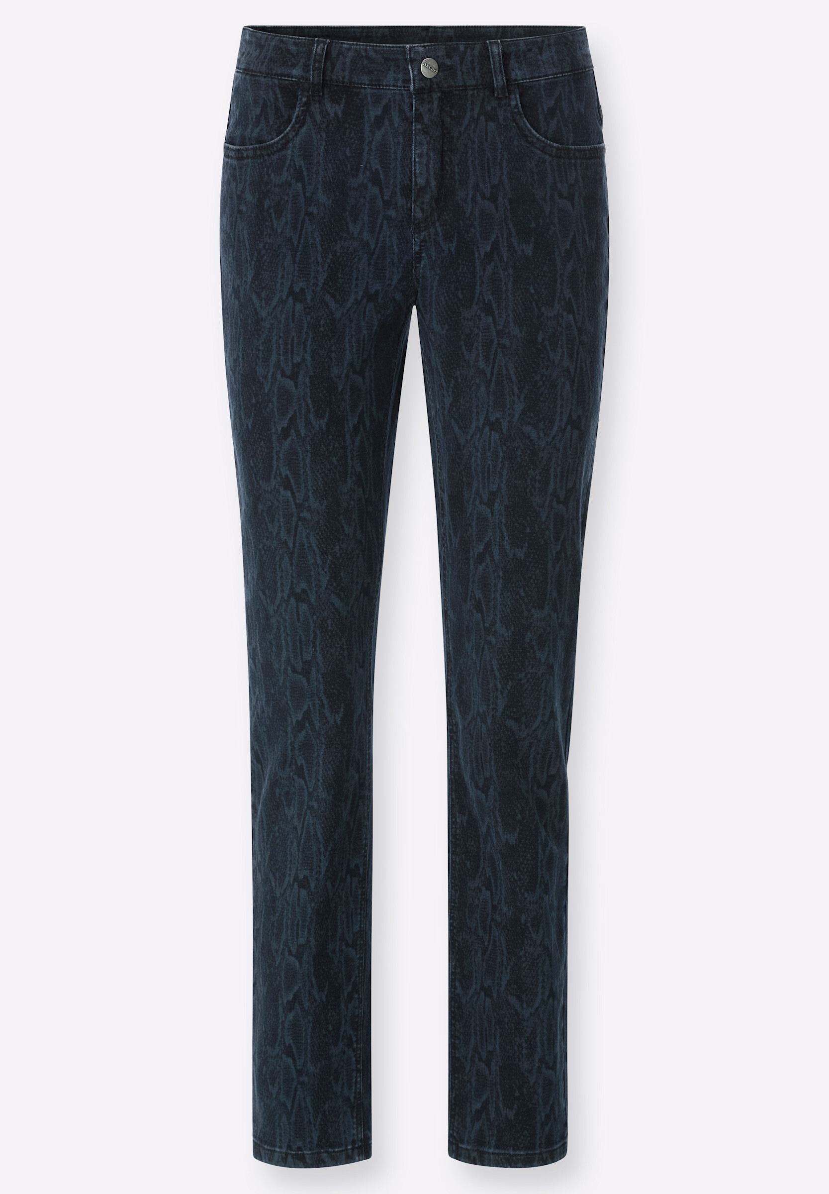 creation L Bequeme Jeans »Jeans Jeans in Schlangen-Optik«