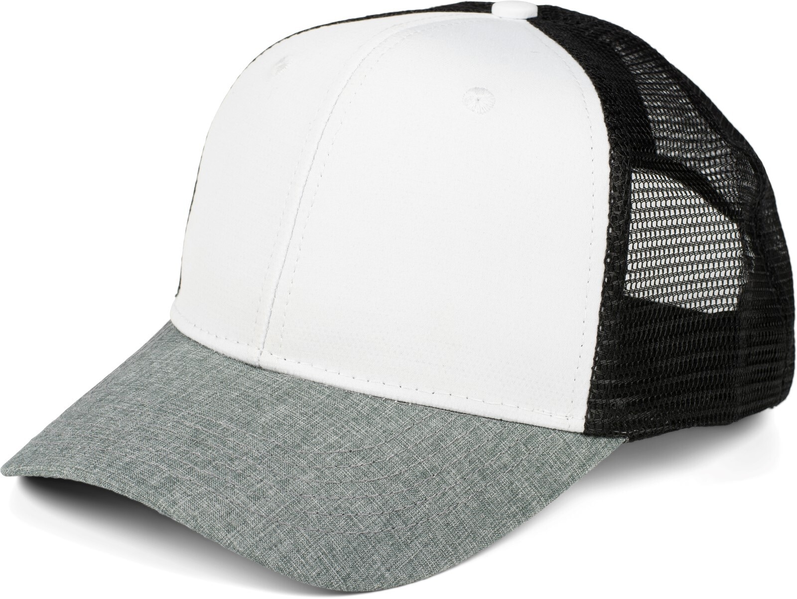 styleBREAKER »Snapback Cap Meliert mit Mesh Einsatz« 1 Stk.