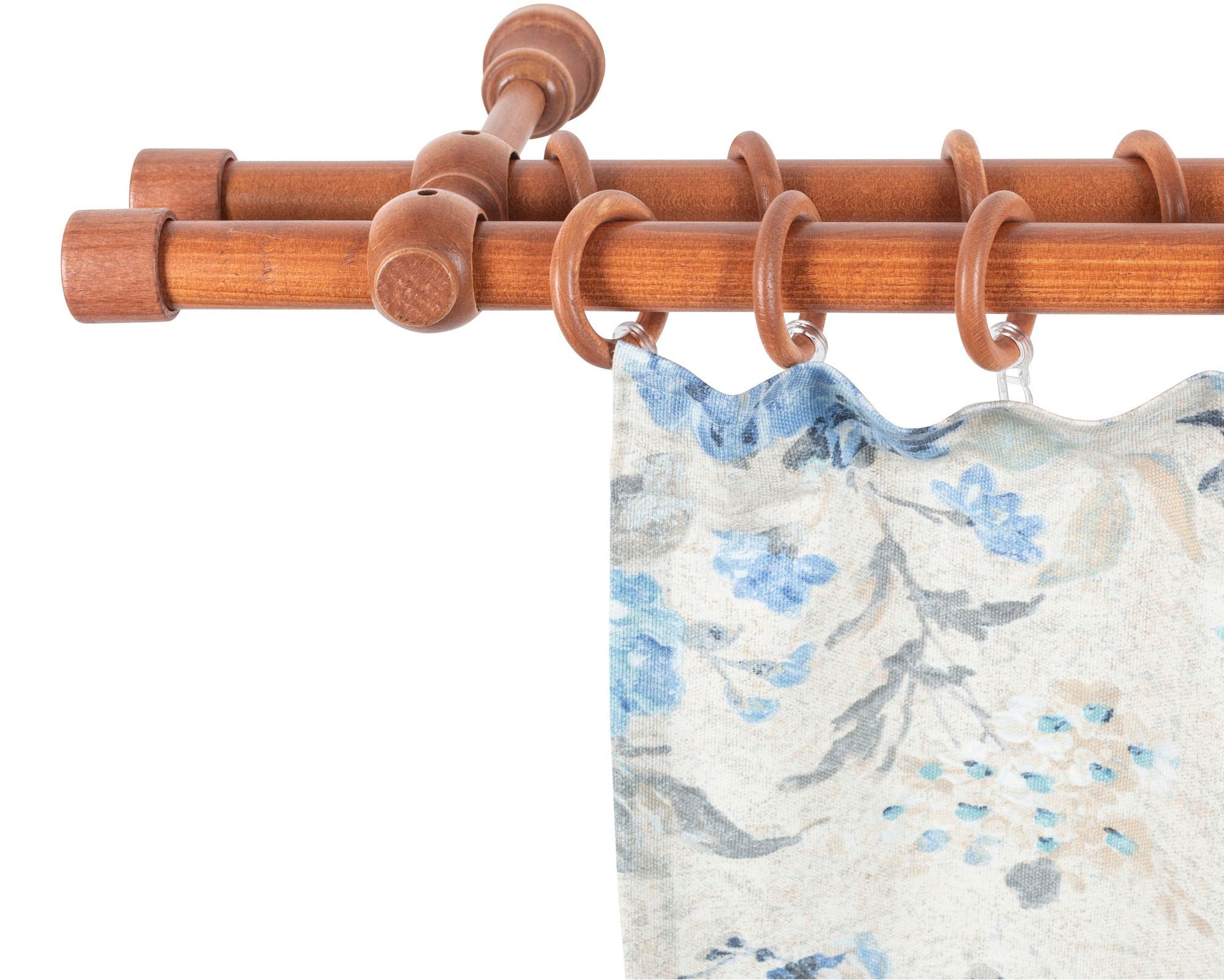 SN DECO GROUP Gardinenstange »Cafiro«, 2 läufig-läufig, Fixmaß