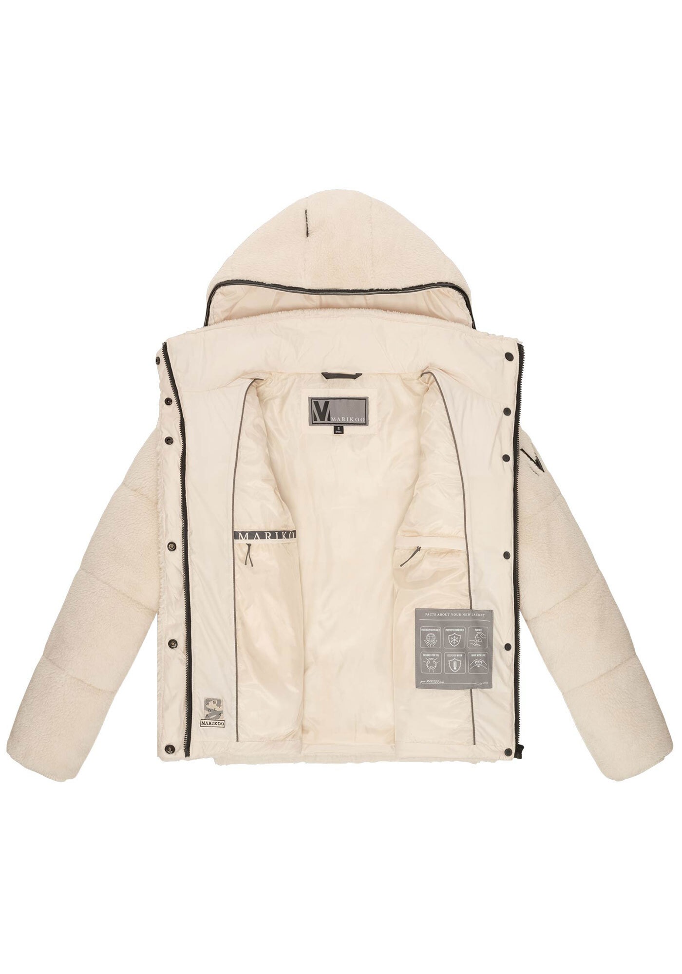 Marikoo Winterjacke »Marikoo Kaguraa Damen Winterjacke N030«