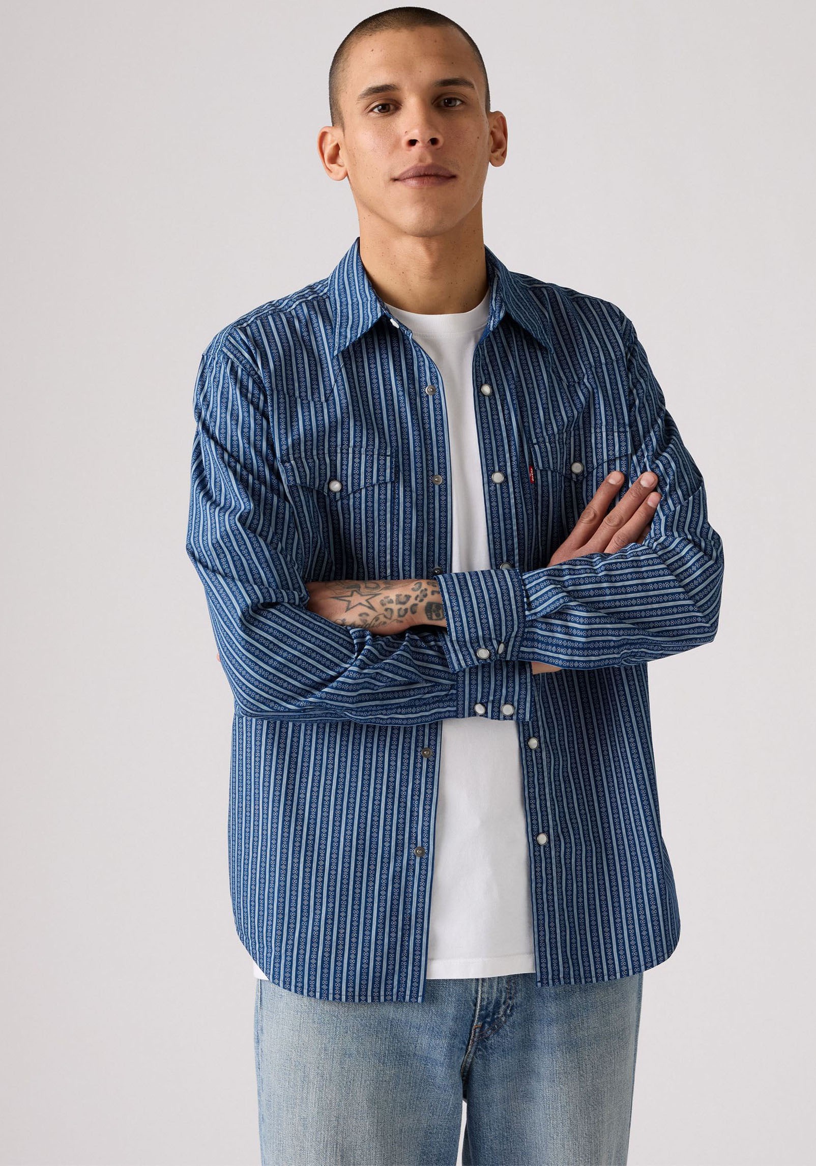 Levi's® Jeanshemd »LE BARSTOW WESTERN STAND« mit Brusttaschen