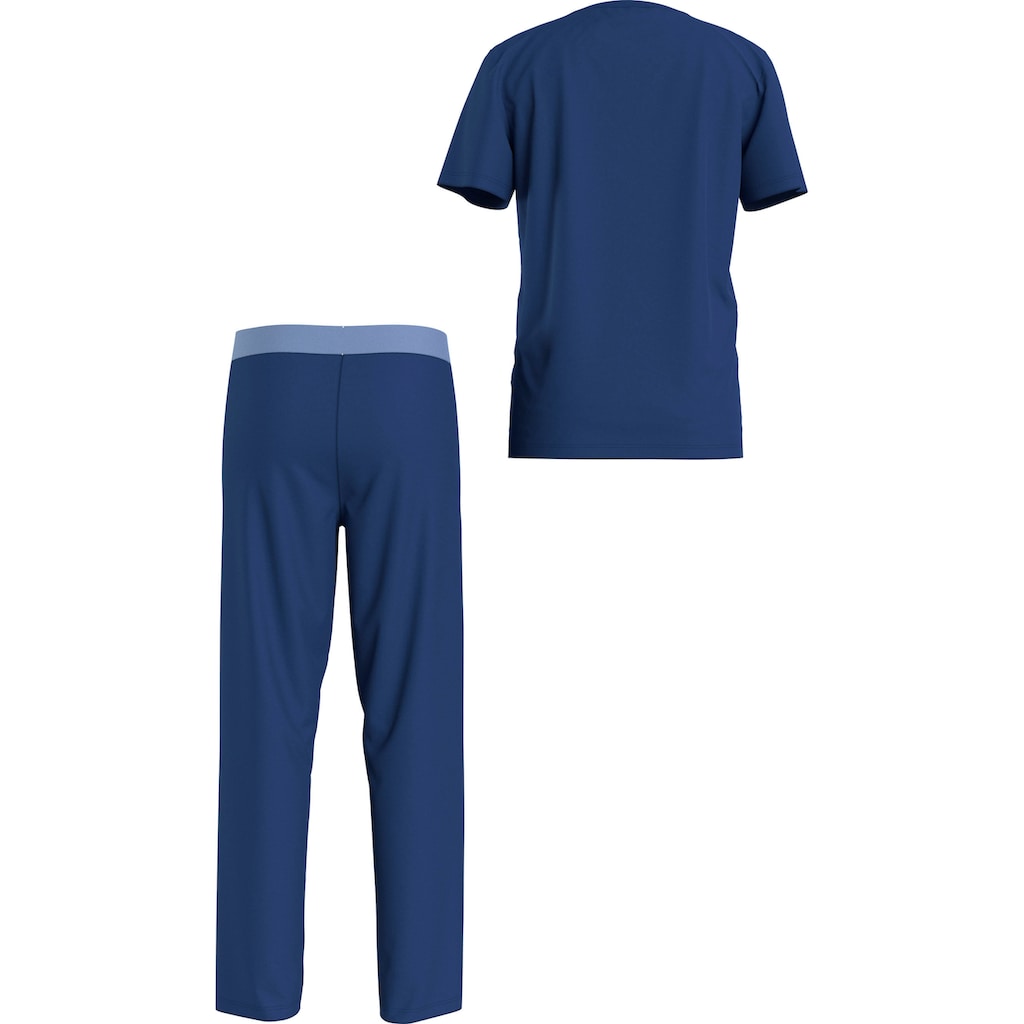 Calvin Klein Underwear Pyjama »KNIT PJ SET (SS+PANT)«, (2 tlg.)