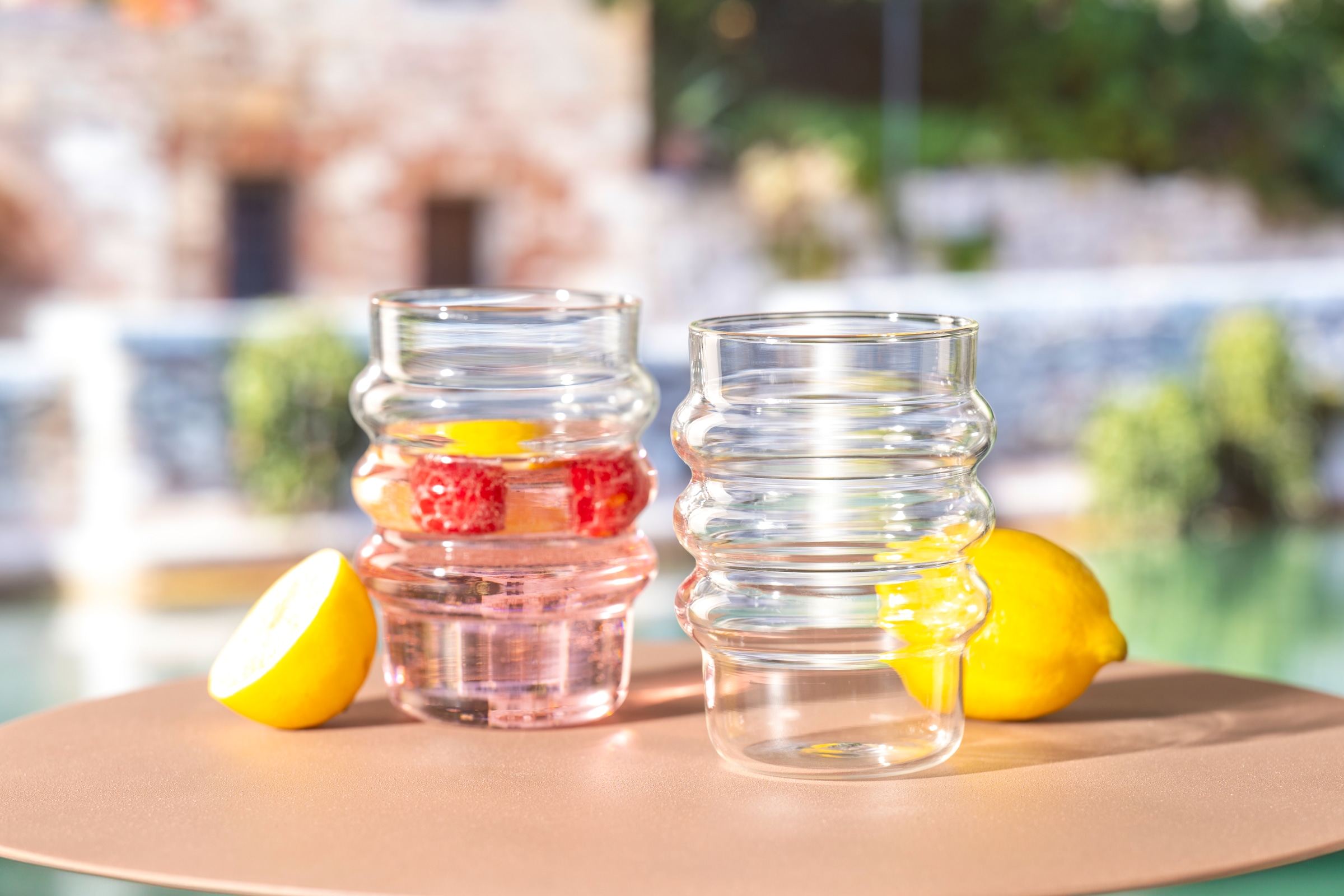 LEONARDO Gläser-Set »Trinkglas SOLE, 350 ml, 6er-Set« mit modernem Bubble-Design