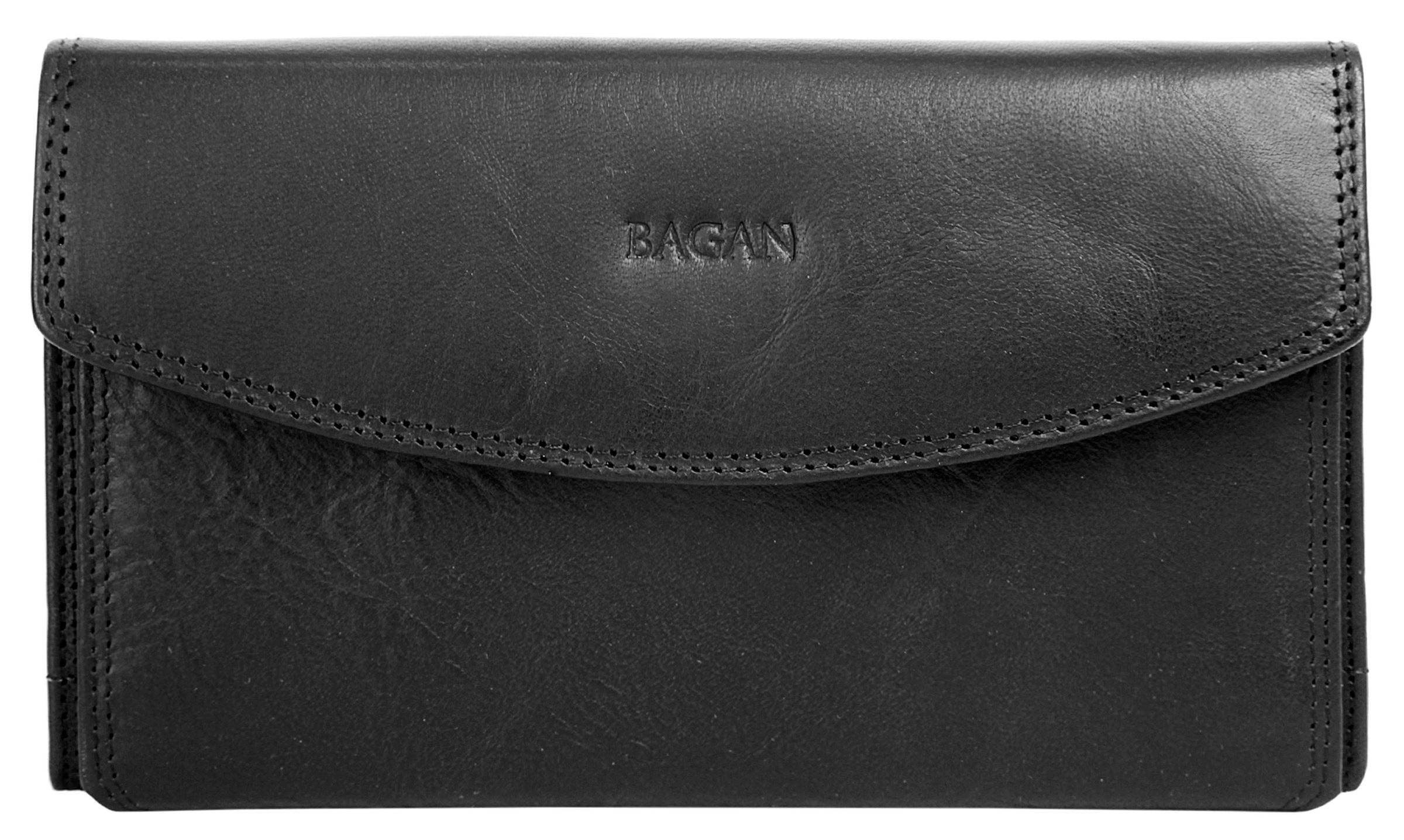 Bagan Geldbörse, (1 tlg.), echt Leder, Made in Italy