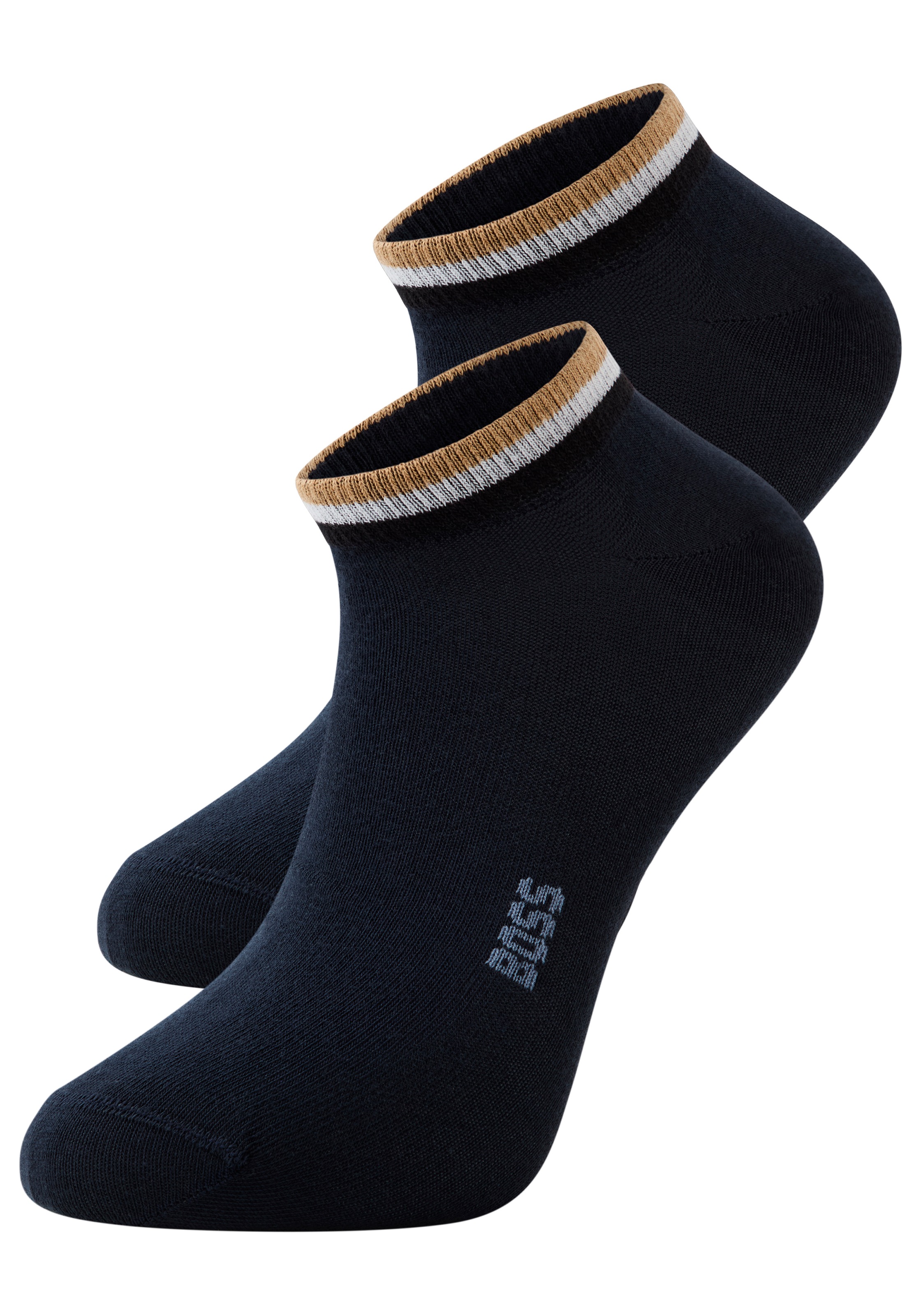 BOSS Sneakersocken »2P AS Uni stripe CC« Packung, 2er,  mit geringeltem Abschluss