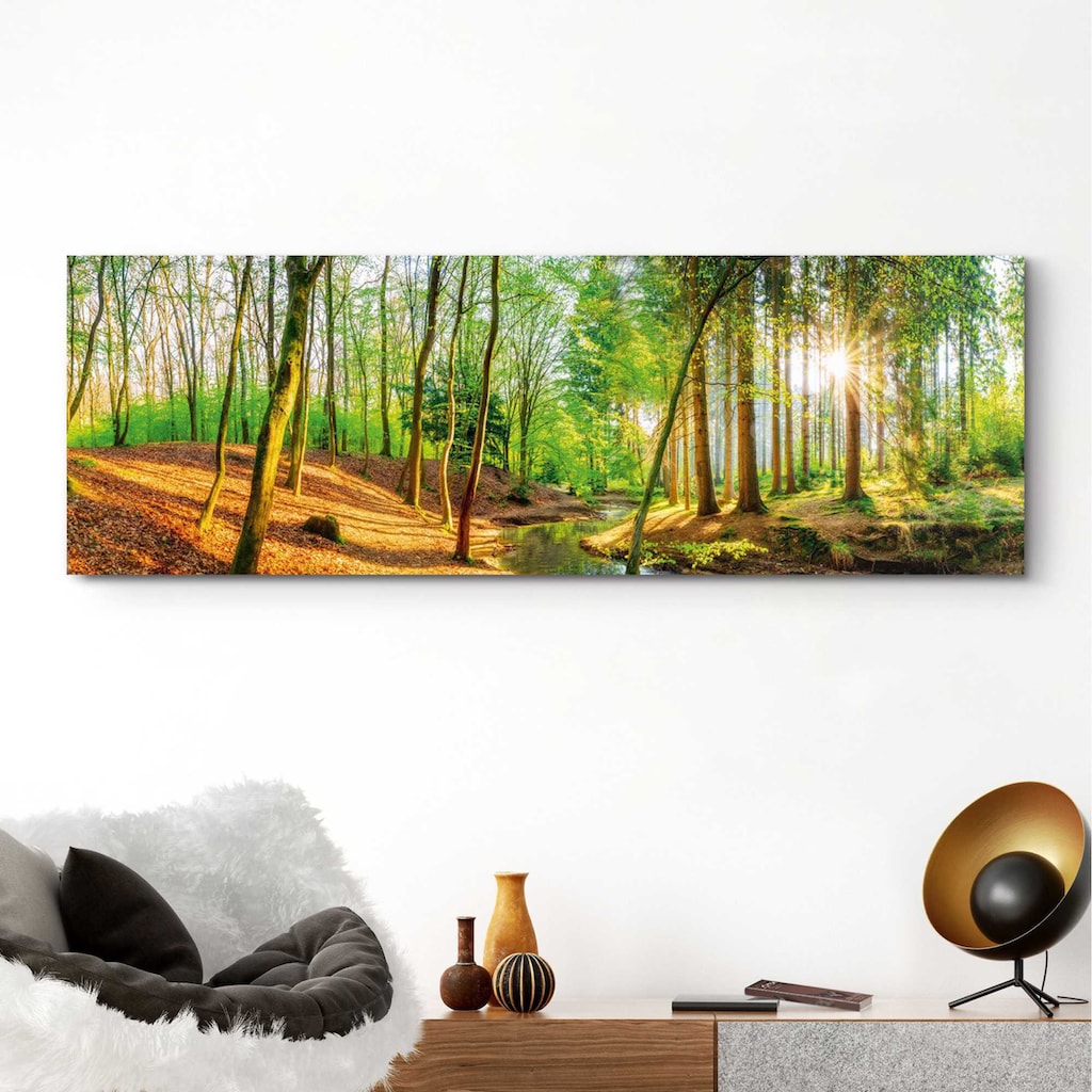 Reinders! Wandbild »Sonniger Wald«