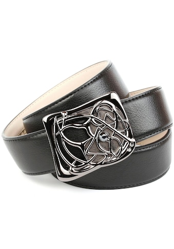 Anthoni Crown Ledergürtel, mit Designer Schließe kaufen