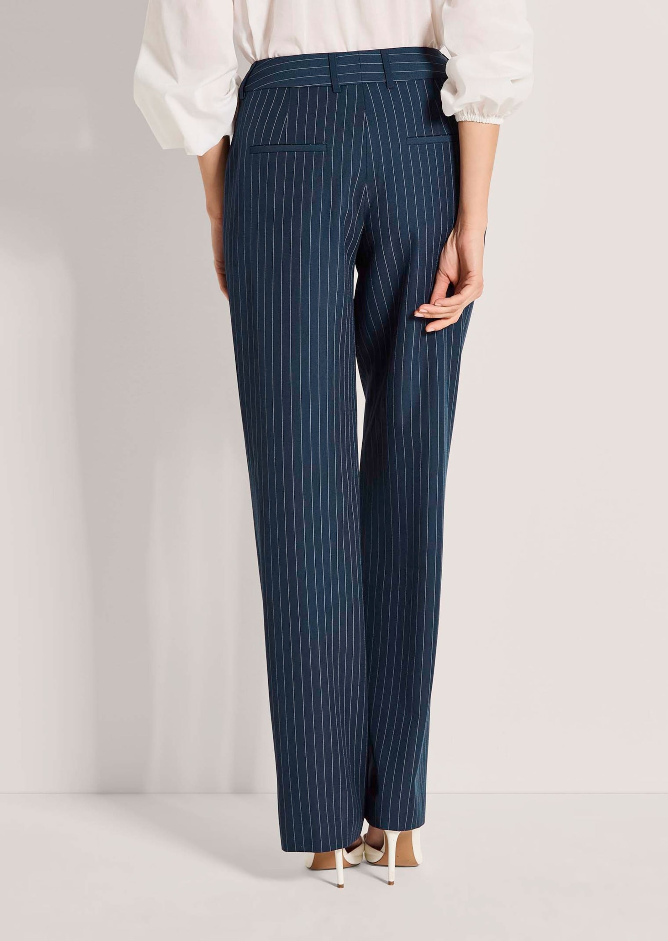 MADELEINE Stoffhose »Jerseyhose Stoffhose mit Nadelstreifen«