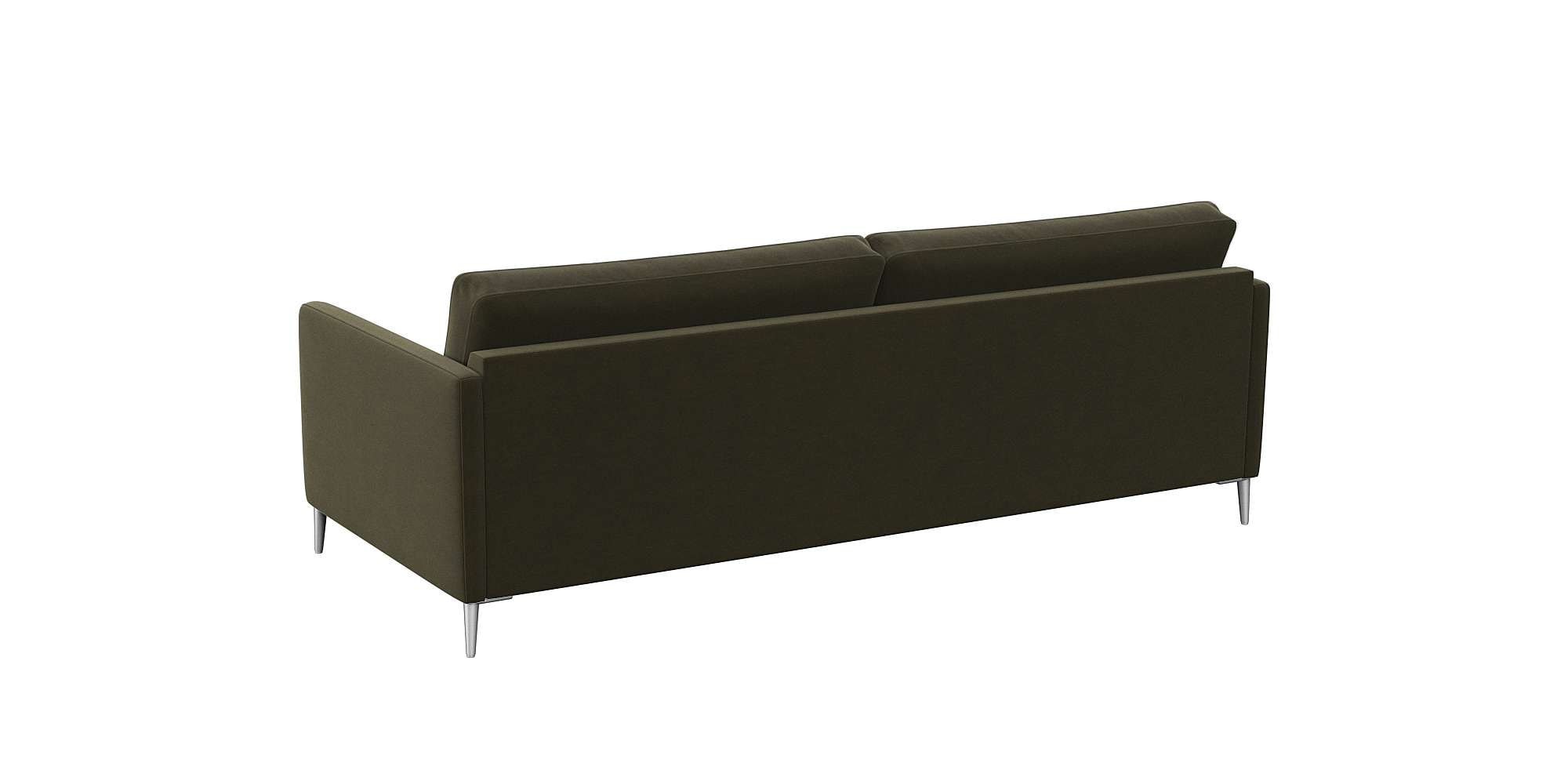 FLEXLUX 3-Sitzer »Fiore, super Sitzkomfort durch Kaltschaum im Sitz« schmale Armlehnen, Füße Alu