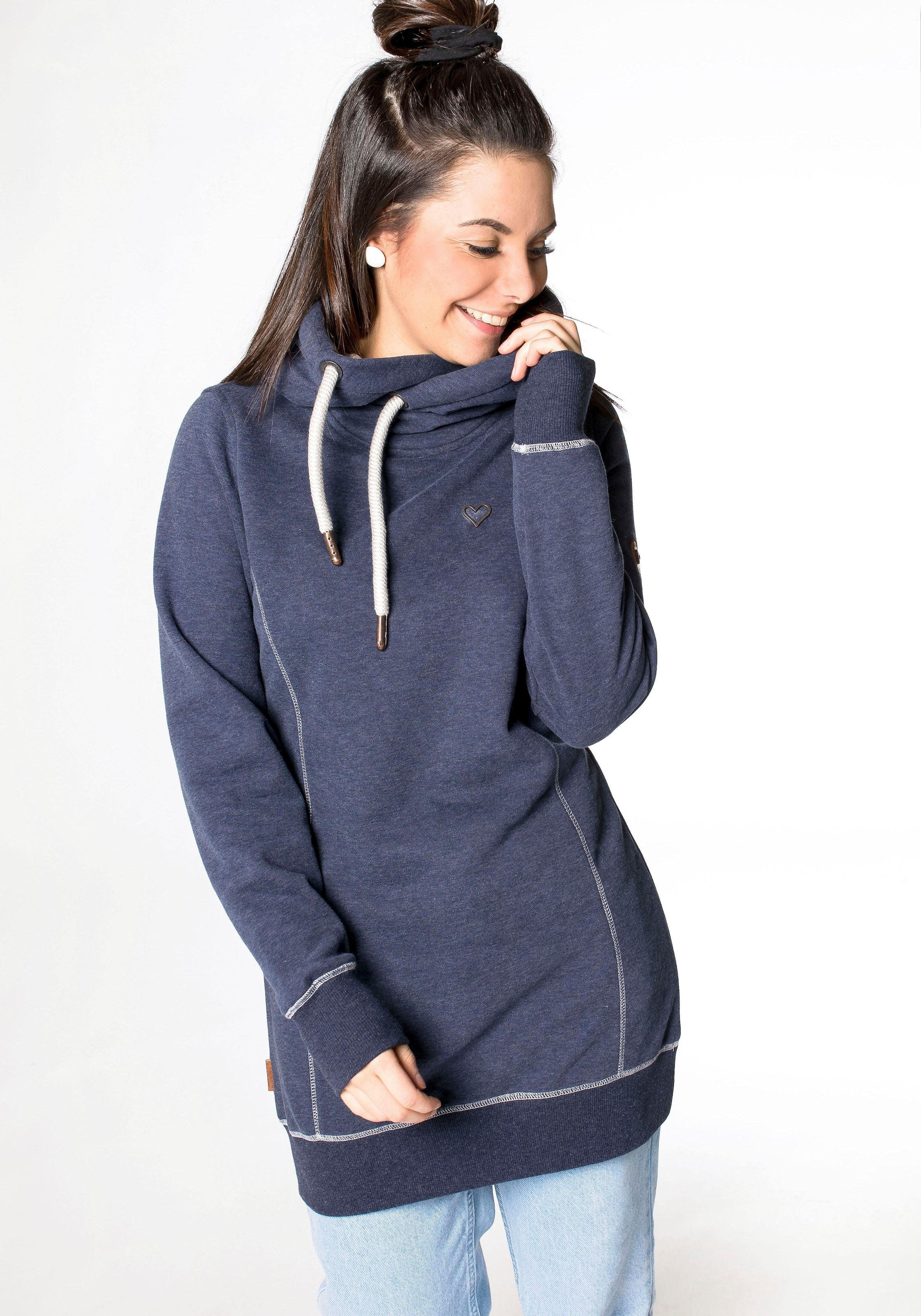 Sweatshirt »HoodyAK«, lässiger Hoodie in Longform