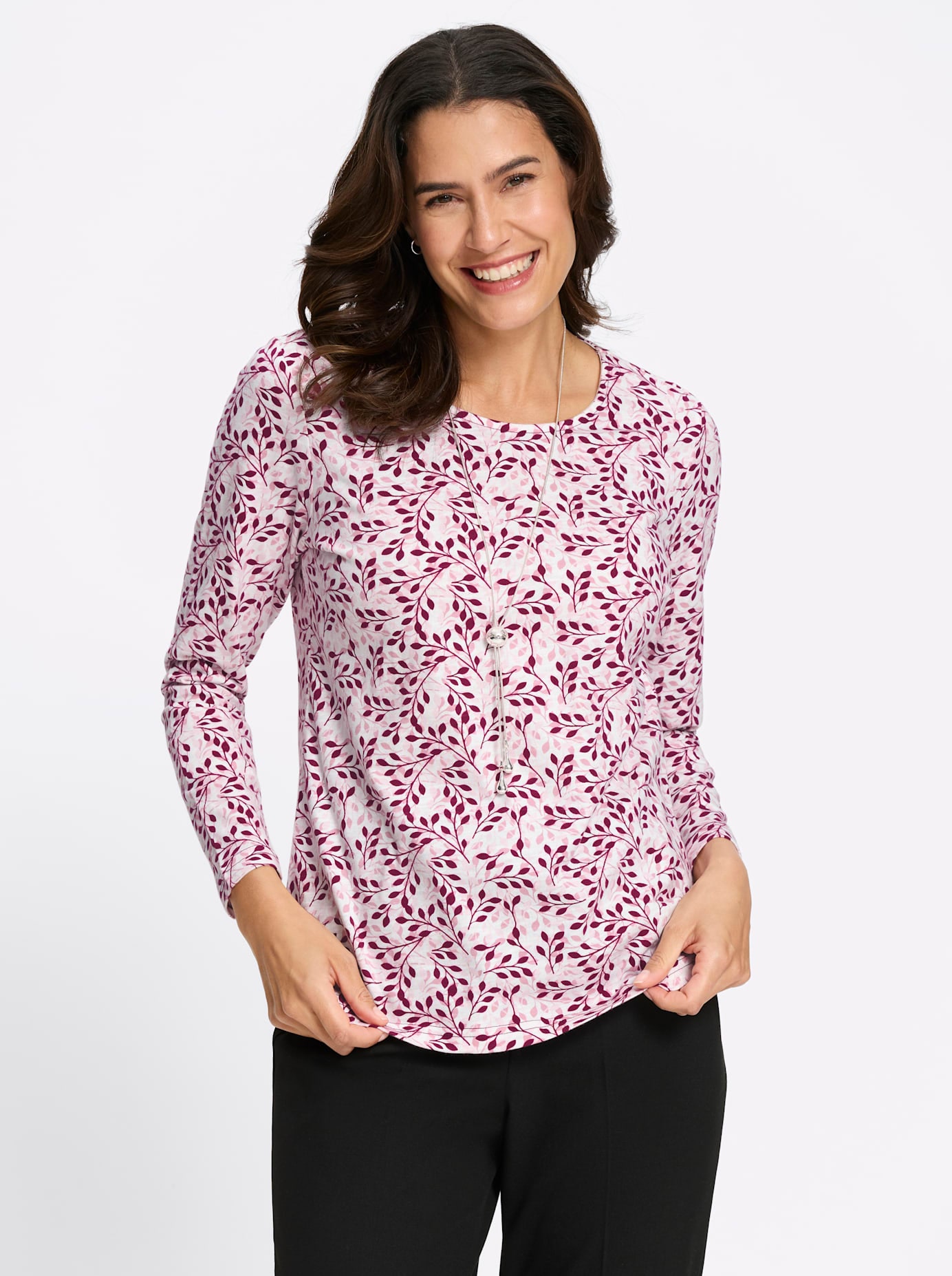 Inspirationen Langarmshirt »Druck-Shirt« 1