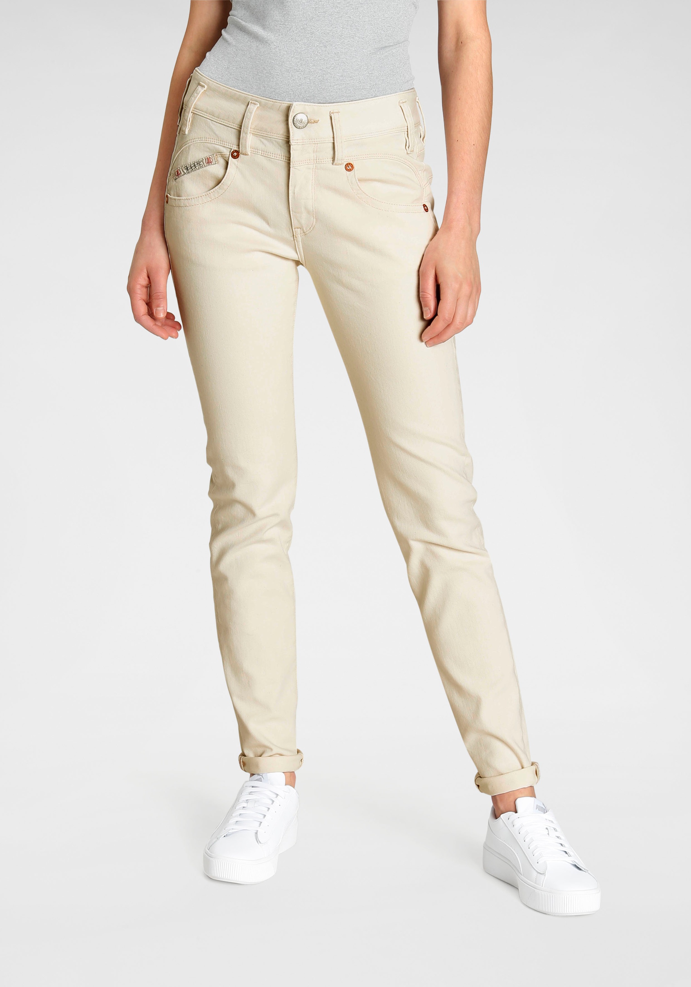 Herrlicher Slim-fit-Jeans »PEARL SLIM ORGANIC DENIM«