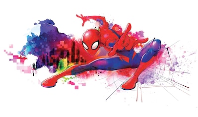 Komar Fototapete »Spider-Man Graffiti«, bedruckt-Comic-Retro-mehrfarbig, BxH: 300x150 cm kaufen
